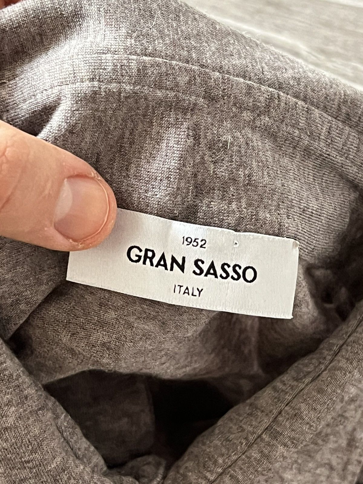 Gran Sasso ‼️Rare Luxury Gran Sasso Italy Virgin Wool 100% Button Polo ‼️ Size US L / EU 52-54 / 3 - 15 Thumbnail