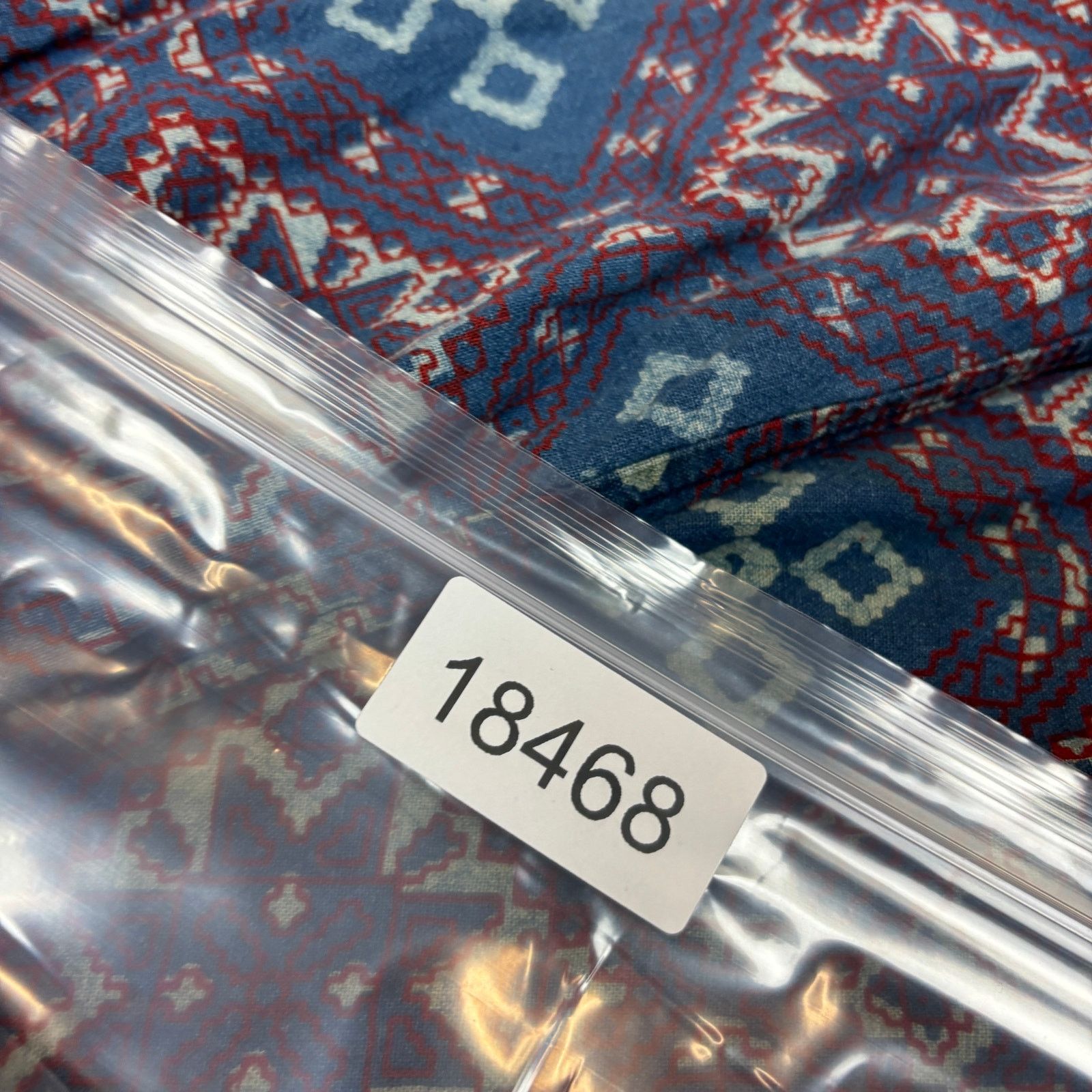 Dr. Collectors Dr. Collectors P23 Ajrakh Burgundy Indigo Print D Pants Med Size US 30 / EU 46 - 11 Thumbnail