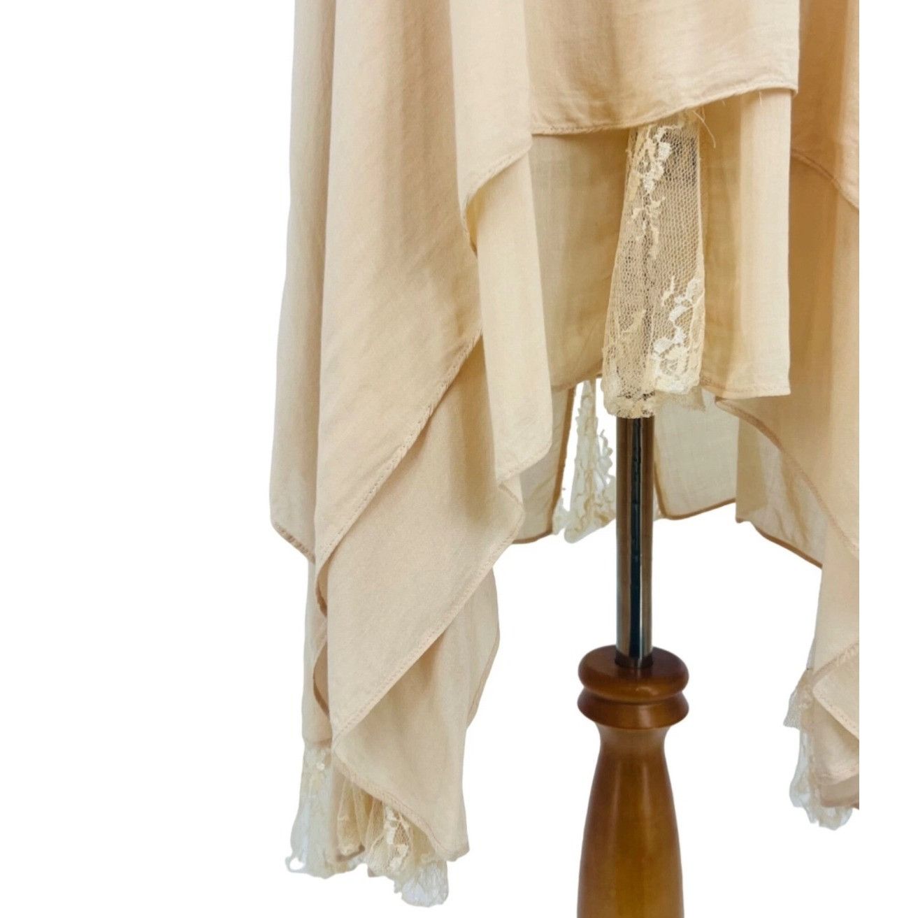 Free People RARE Free People Pieced Together Mini Slip Dress| Boho Indie Size L / US 10 / IT 46 - 6 Thumbnail