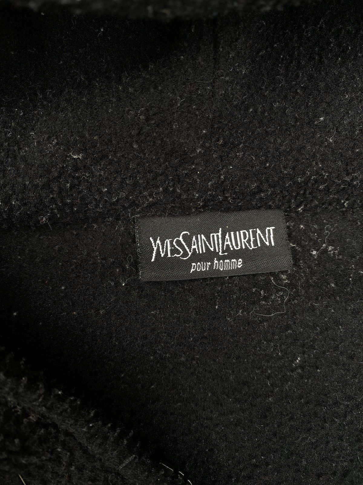Yves Saint Laurent Yves Saint Laurent embroidery spellout fleece hoodies Size US L / EU 52-54 / 3 - 8 Thumbnail