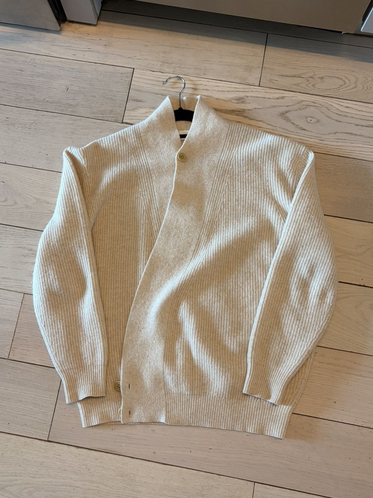 Lemaire Lemaire wrap cardigan cream Size US S / EU 44-46 / 1 - 1 Thumbnail