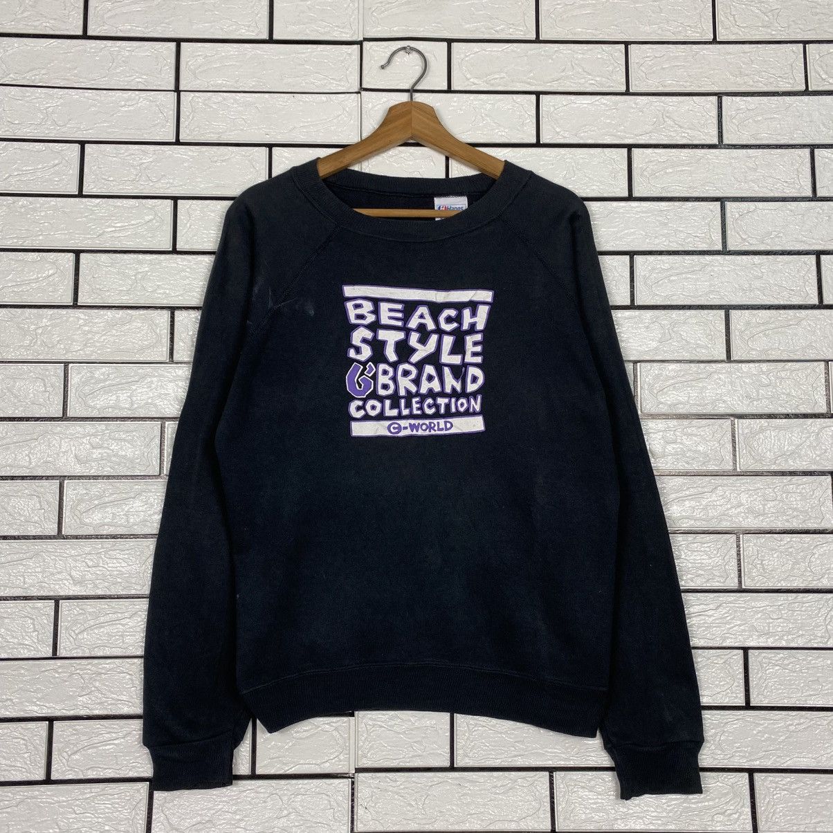 Vintage Vintage Sweatshirt Surf Vibe Beach Style L'Brand G Brand USA Size US M / EU 48-50 / 2 - 2 Thumbnail