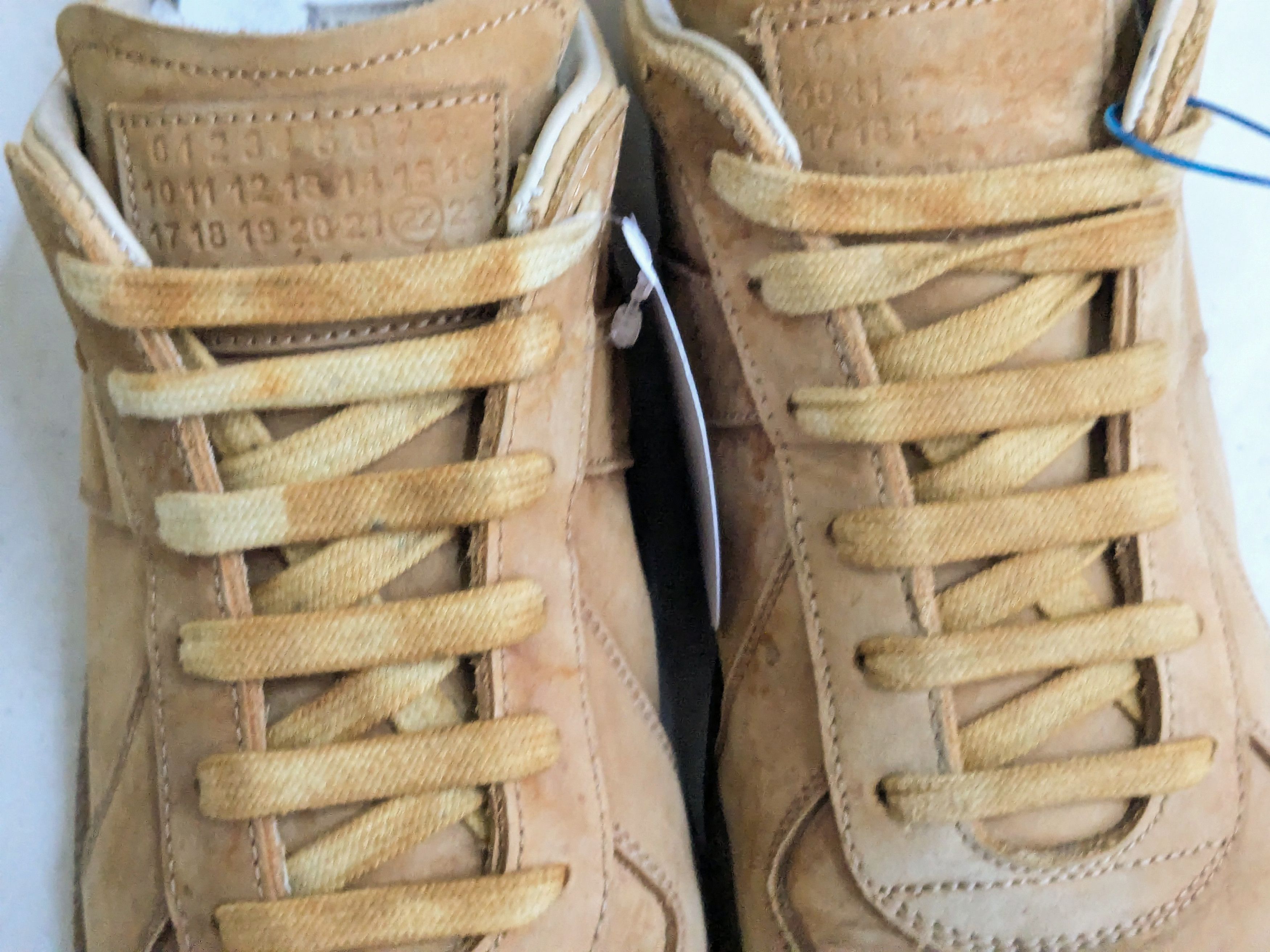 Maison Margiela Maison Margiela GAT Replica Wheat 10 43 Low Tops Size US 10 / EU 43 - 3 Thumbnail