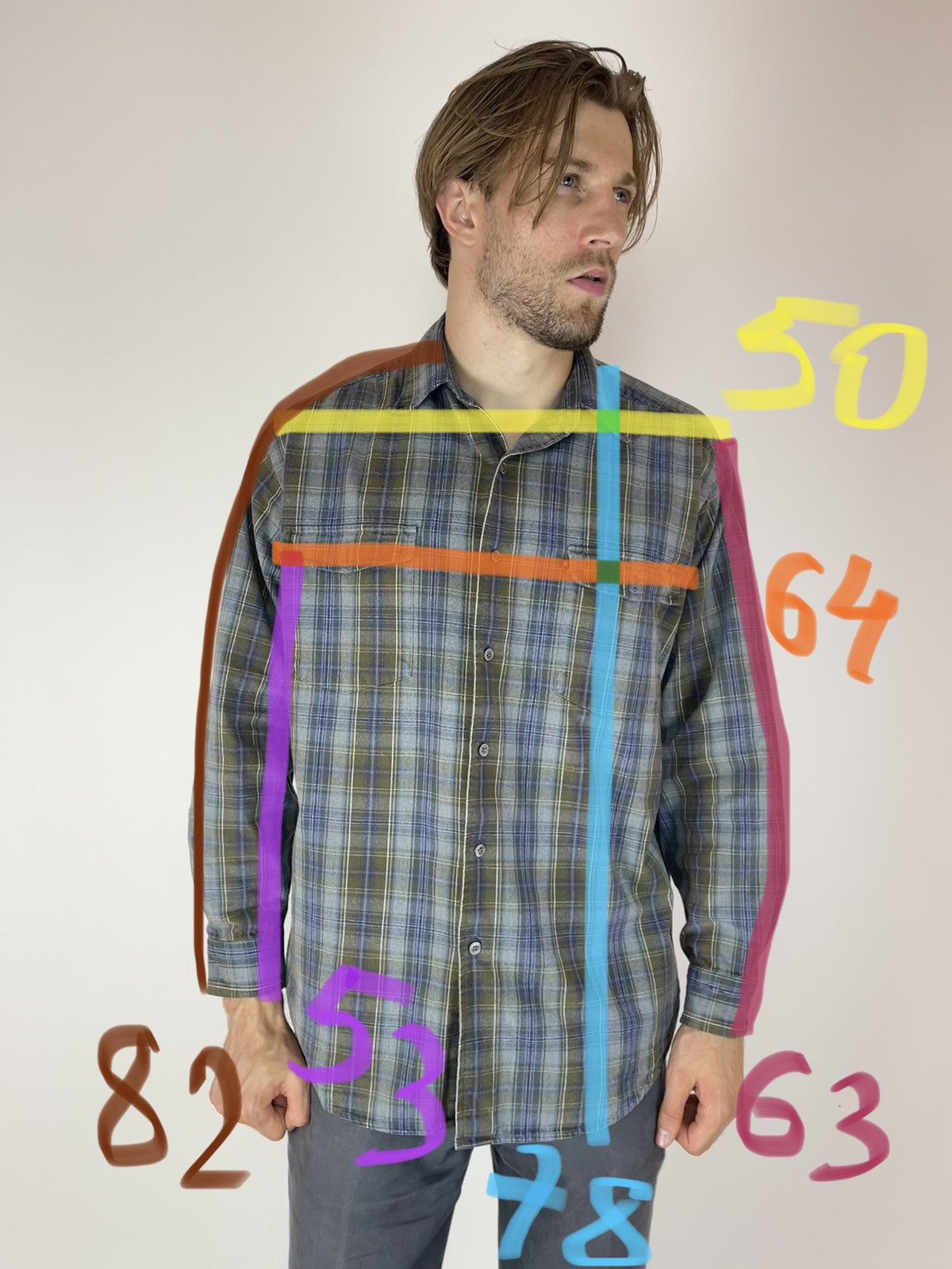 Polo Ralph Lauren × Vintage Ralph Lauren Polo Jeans Co. Plaid shirt long sleeve Large Size US L / EU 52-54 / 3 - 12 Thumbnail