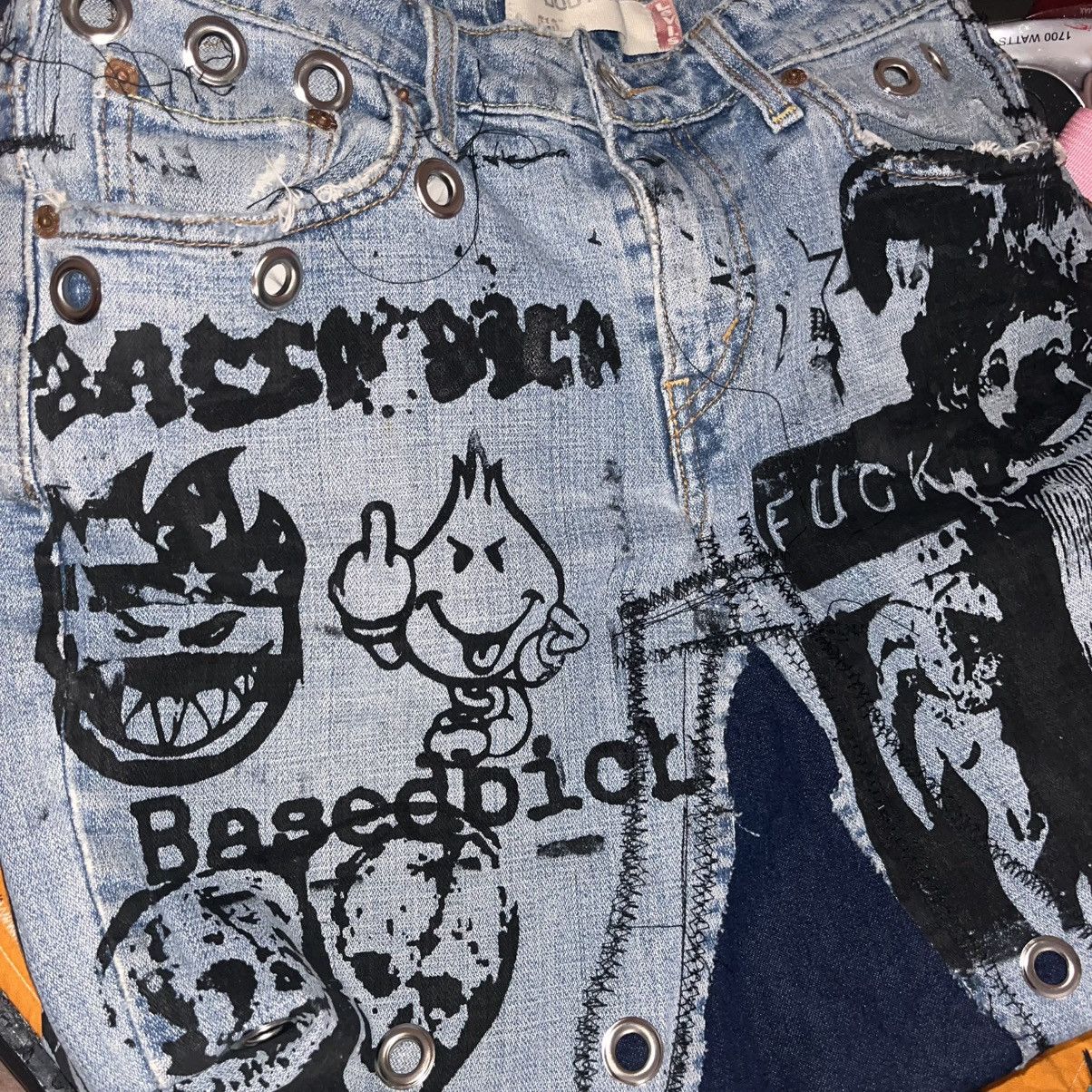 Designer Basedbich 1of1 upcycled Jean tote Size ONE SIZE - 5 Thumbnail