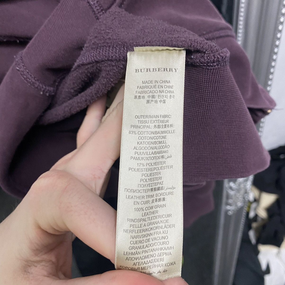 Burberry Vintage Burberry zip hoodie Size US S / EU 44-46 / 1 - 8 Thumbnail