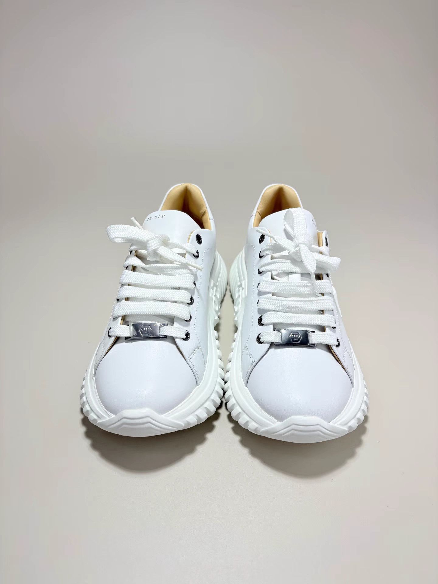 Philipp Plein PHILLIPP PLEIN PP White Sneakers Size US 8 / EU 41 - 3 Thumbnail