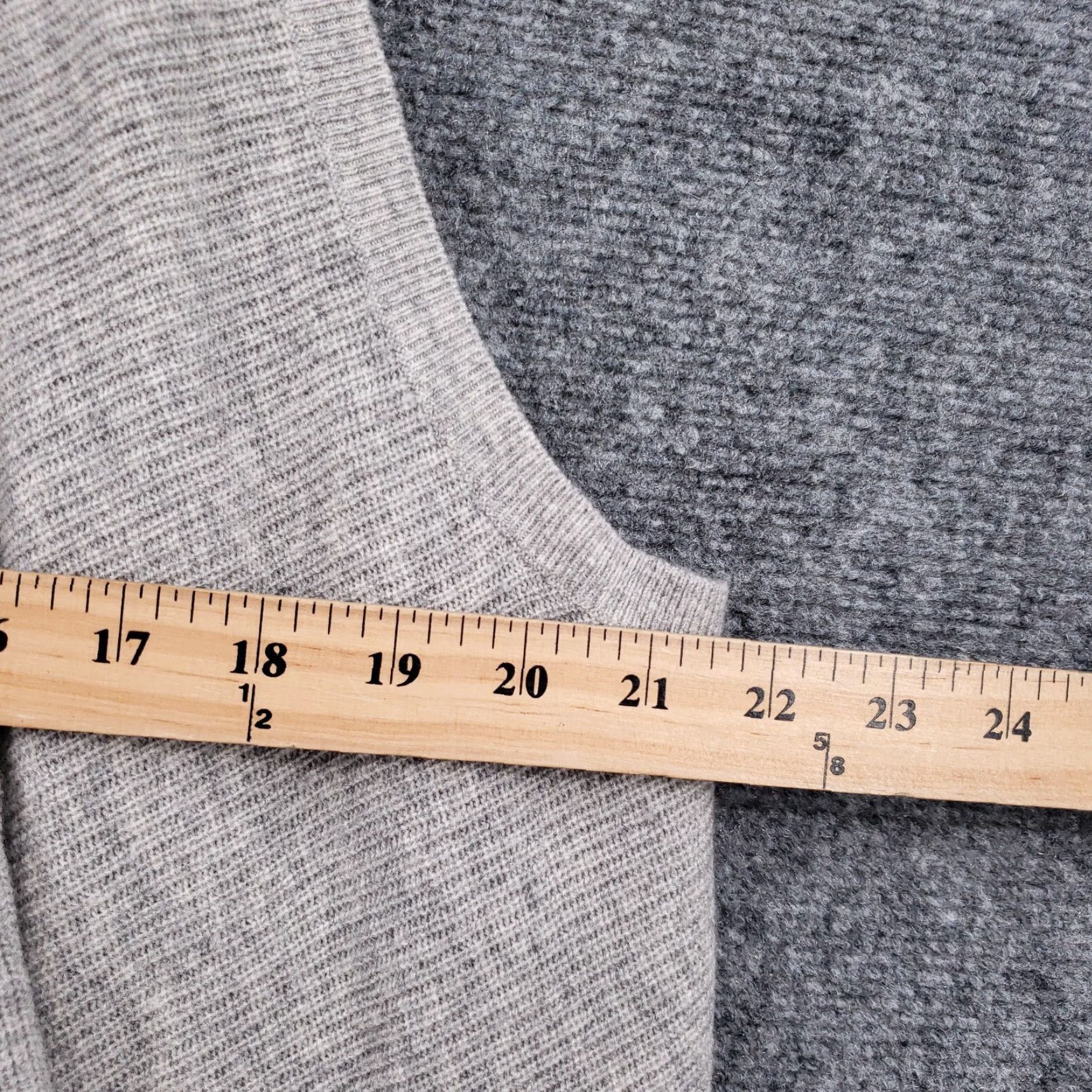 Vince Vince Cardigan Womens S Small Gray Wool Cashmere Blend Drape Waterfall Open Lightweight Casual Fall Winter Size S / US 4 / IT 40 - 5 Thumbnail