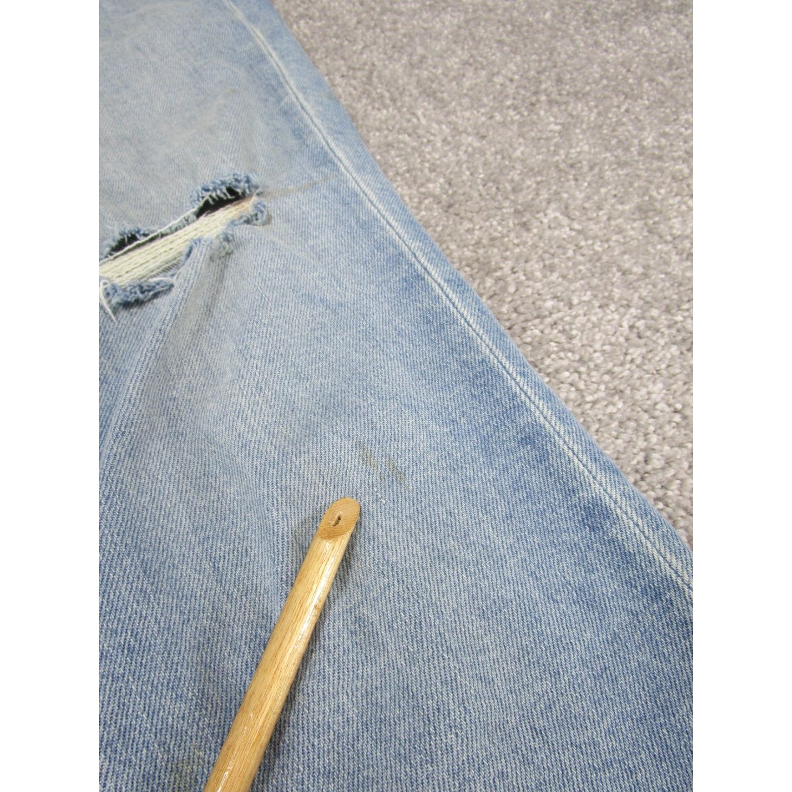 Madewell VINTAGE Madewell The Perfect Vintage Women's Jeans High Waist Light Wash Blue 24 Tapered Size 42" / US 20 - 3 Thumbnail