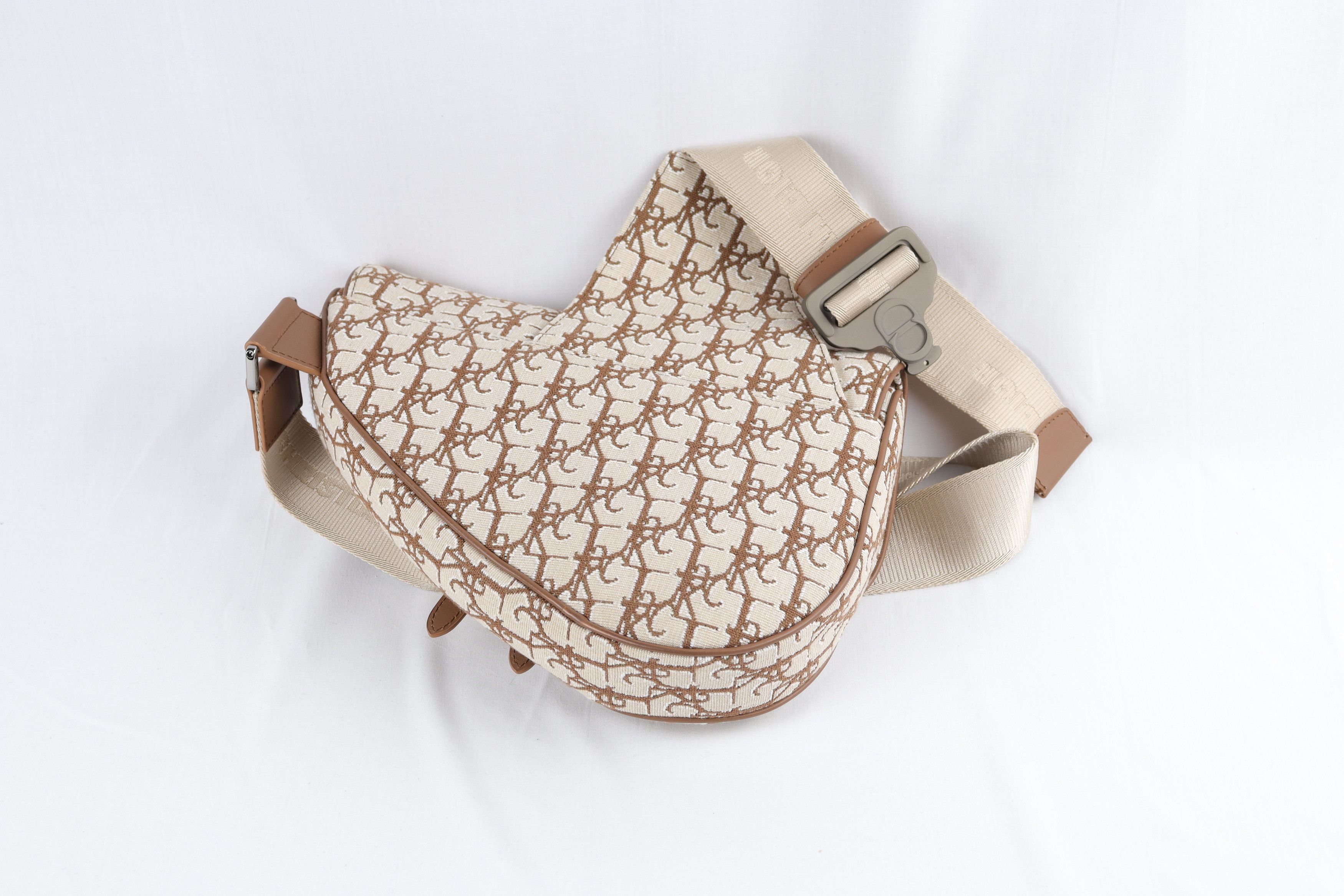 Dior o1rshd11223 Dior x Cactus Jack Oblique Jacquard Saddle Bag Size ONE SIZE - 9 Thumbnail