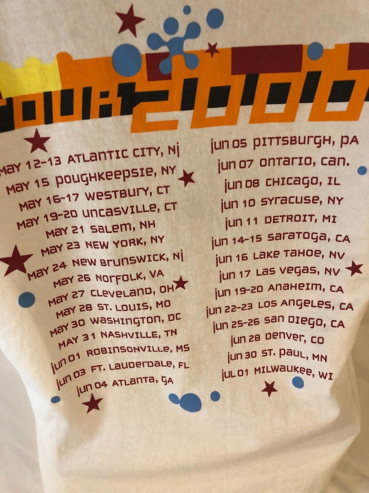 All Sport Ringo Starr 2000 All-Star Band Tour Vtg T-shirt White Lrg Size US L / EU 52-54 / 3 - 8 Thumbnail