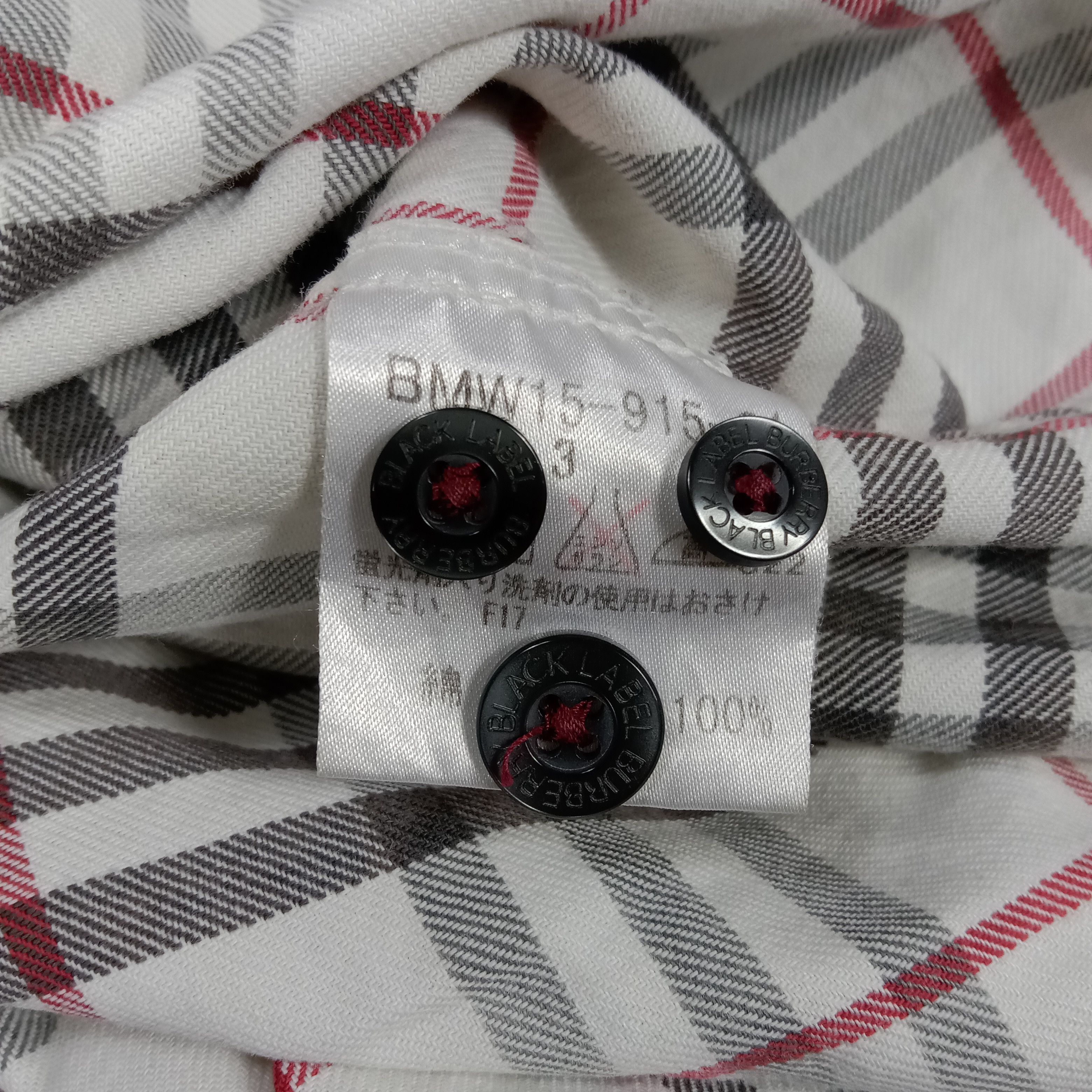 Burberry × Vintage Burberry Black Label Italian Brand Flannel Shirt Size US XL / EU 56 / 4 - 9 Thumbnail