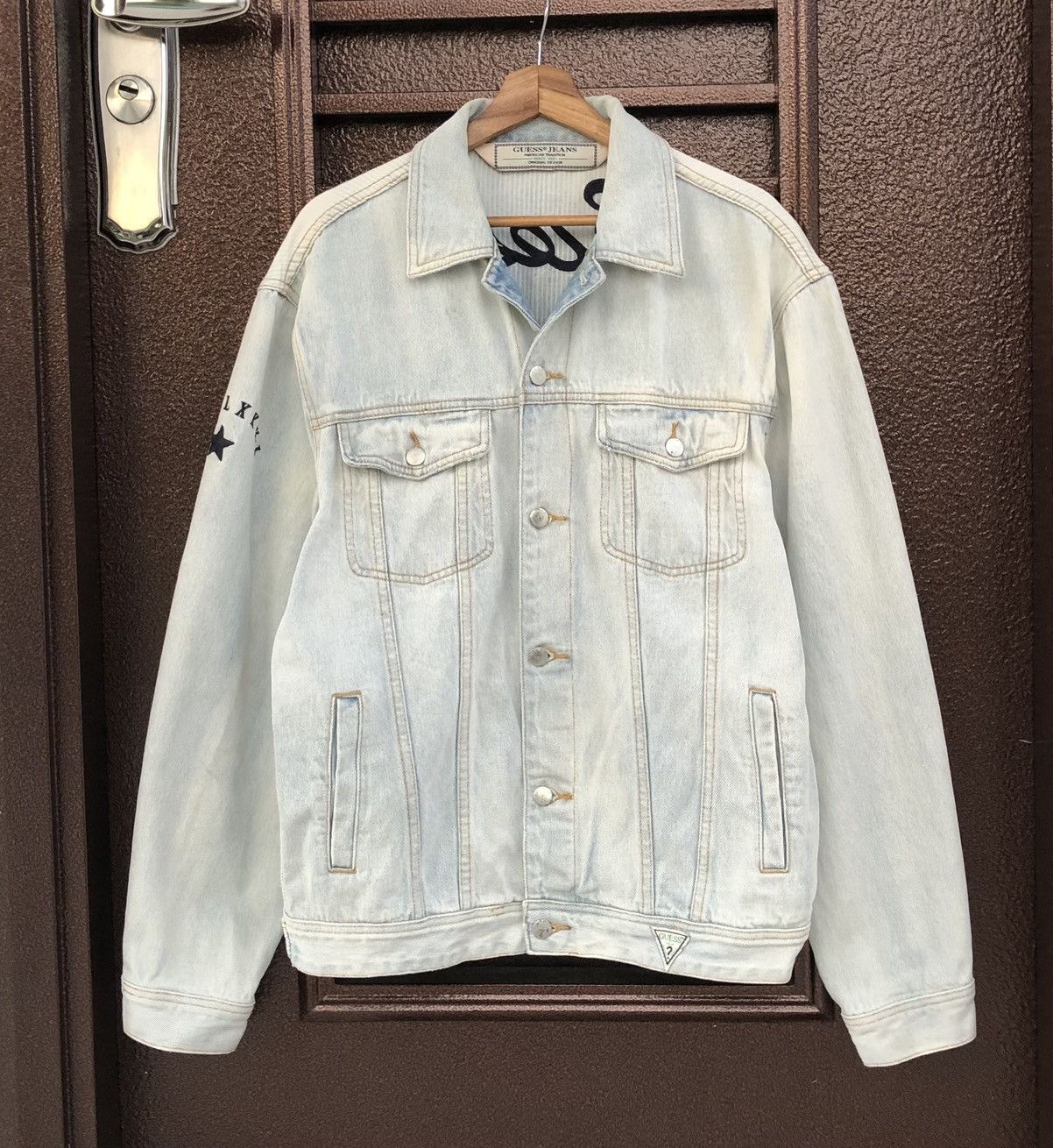 Guess Guess Los Angeles Oversized Vintage Denim Jacket Size US M / EU 48-50 / 2 - 7 Thumbnail