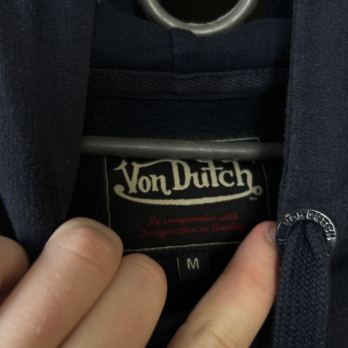 Von Dutch Vintage Von Dutch Big Logo Japanese streetwear hoodie Size US M / EU 48-50 / 2 - 8 Thumbnail