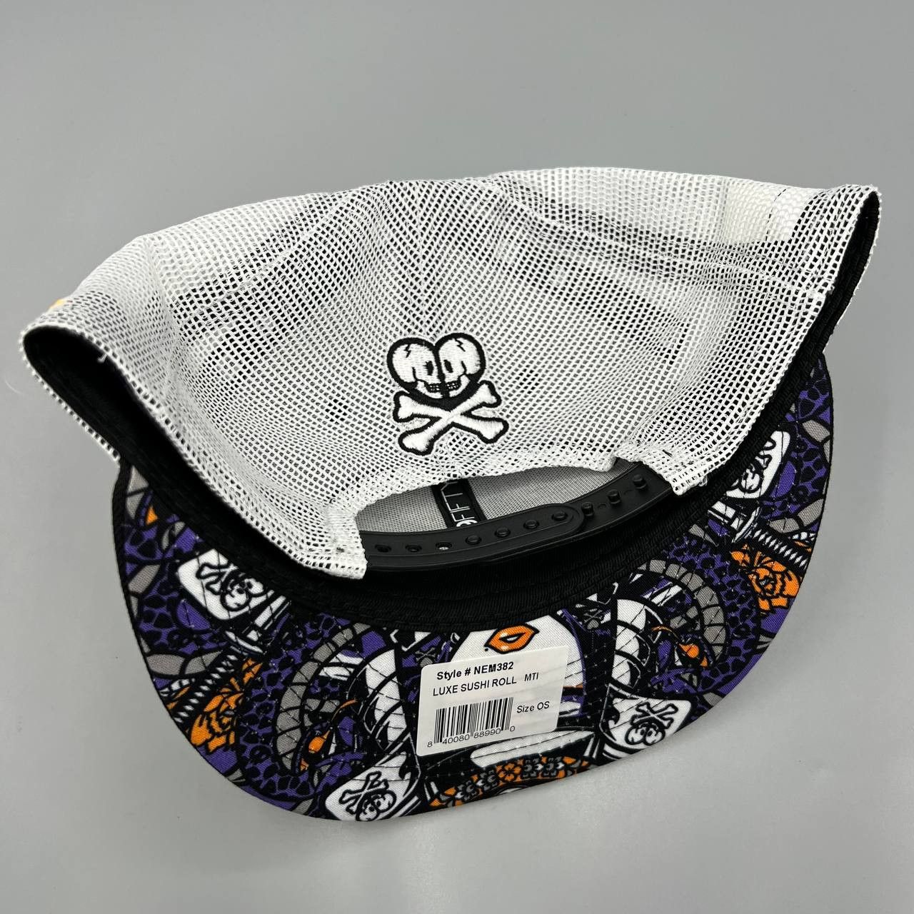 New Era × tokidoki TKDK Tokidoki Luxe Sushi Roll Trucker Hat Men Snap Back Cap Size ONE SIZE - 7 Thumbnail