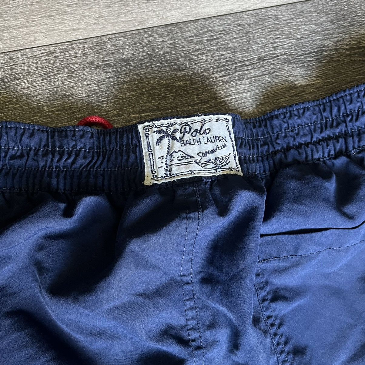 Polo Ralph Lauren Vintage Polo Ralph Lauren Big Pony Logo Swim Trunks Shorts Size US 30 / EU 46 - 3 Thumbnail