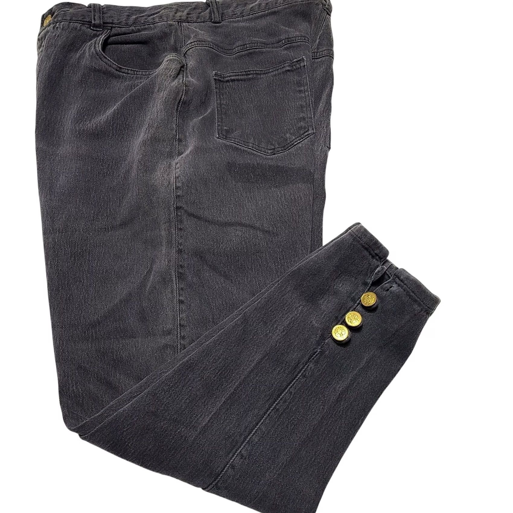 Vintage VINTAGE Gitano Jeans Women Black Tapered Leg 18Wx32 Distressed 80s Womens Jeans Womens Distressed 80s Womens? Size 40" / US 18 - 2 Thumbnail