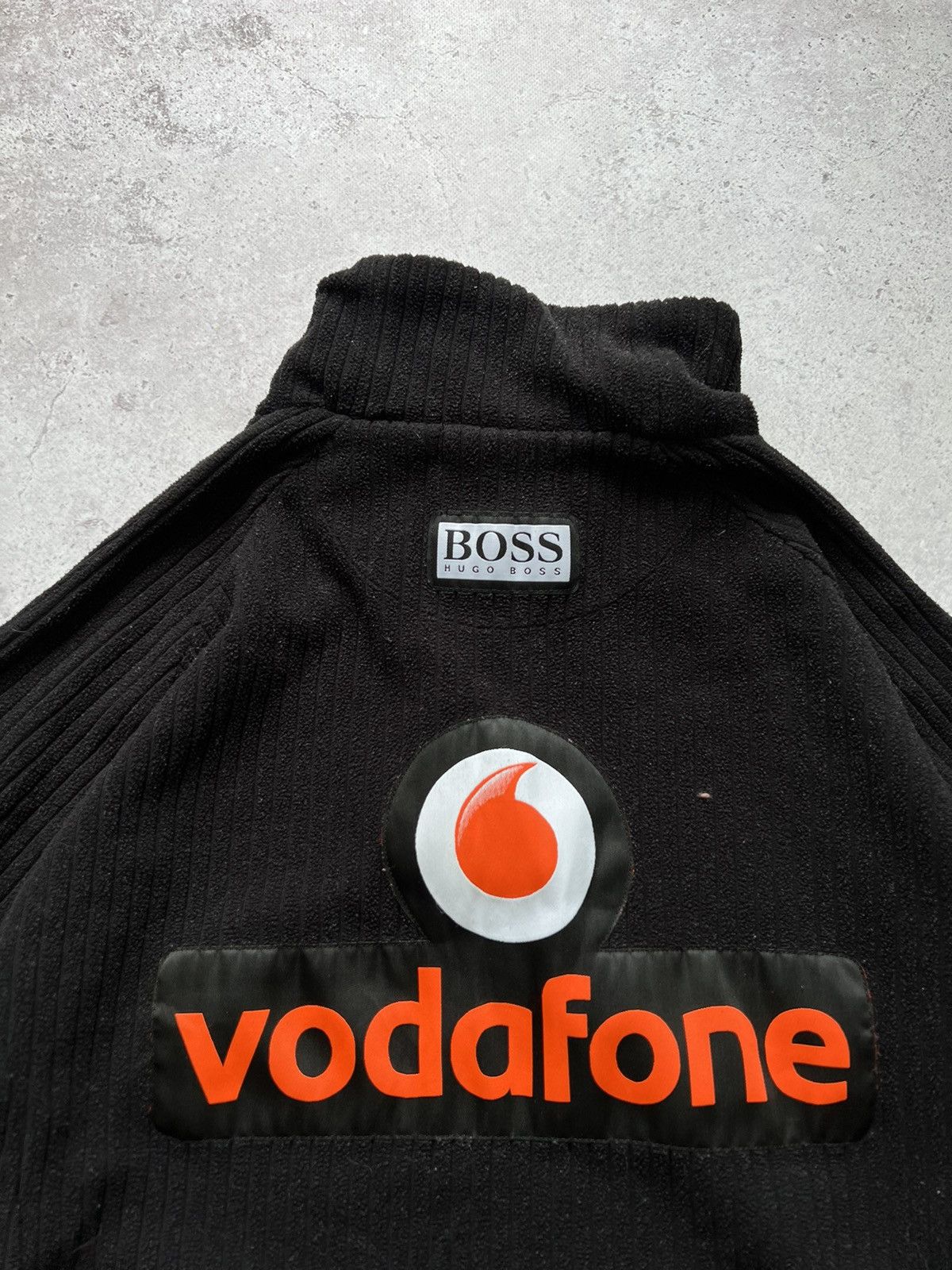 Mercedes-Benz × Vintage McLaren Mercedes Vodafone Fleece Zip Racing Sweater Size US XL / EU 56 / 4 - 7 Thumbnail