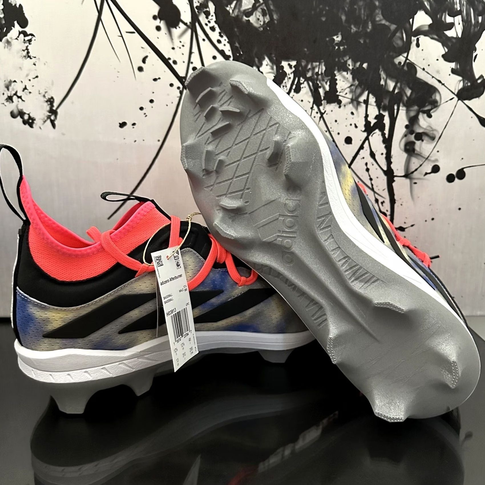Adidas adidas Daniel Patrick Tatis Jr Baseball Cleats Tie Dye Mens 13 H03813 Size US 13 / EU 46 - 6 Thumbnail