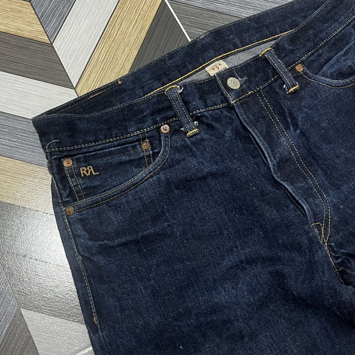 Double RL Selvedge Rigid Denim