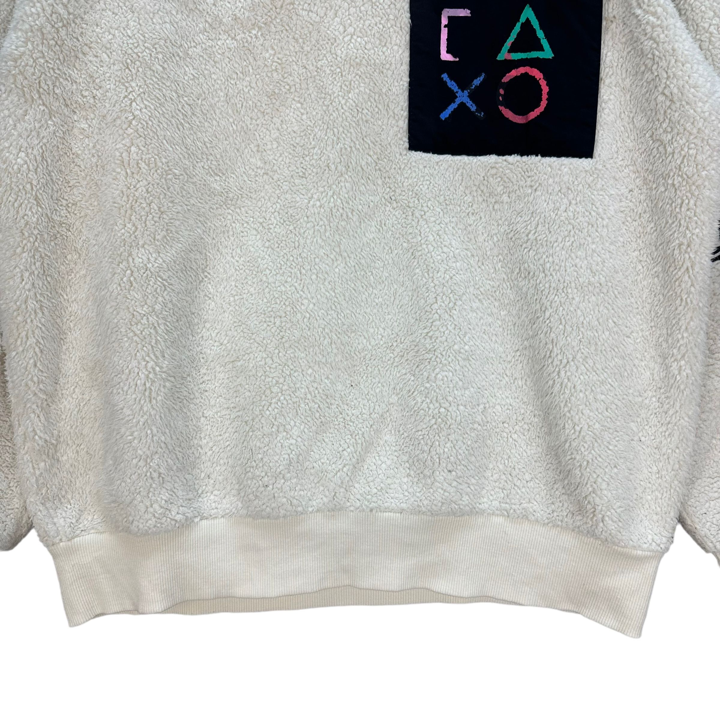 Japanese Brand PLAYSTATION SINGLE POCKET FLEECE SWEATSHIRT #7809-177 Size US XL / EU 56 / 4 - 4 Thumbnail