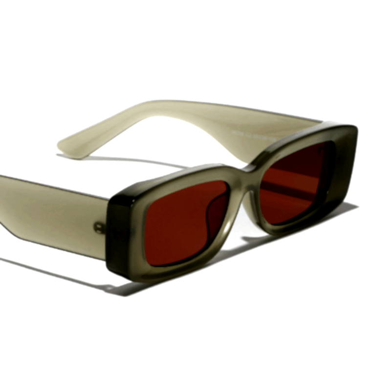 Vintage Vintage Luxury Cat-Eye Square Dull Clear Aviation Sunglasses Size ONE SIZE - 4 Thumbnail