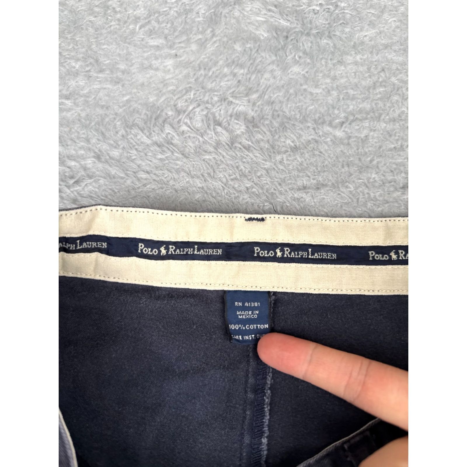 Polo Ralph Lauren VINTAGE Polo Ralph Lauren Chino Shorts Men 40 Blue Pleated 9in Inseam Cotton Casual Workwear Size US L / EU 52-54 / 3 - 7 Thumbnail