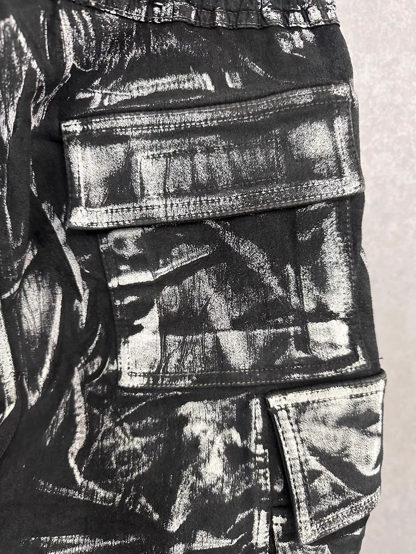 Rick Owens Rick Owens Waxed Bullet Cargo Pants K34 Size US 35 - 4 Thumbnail