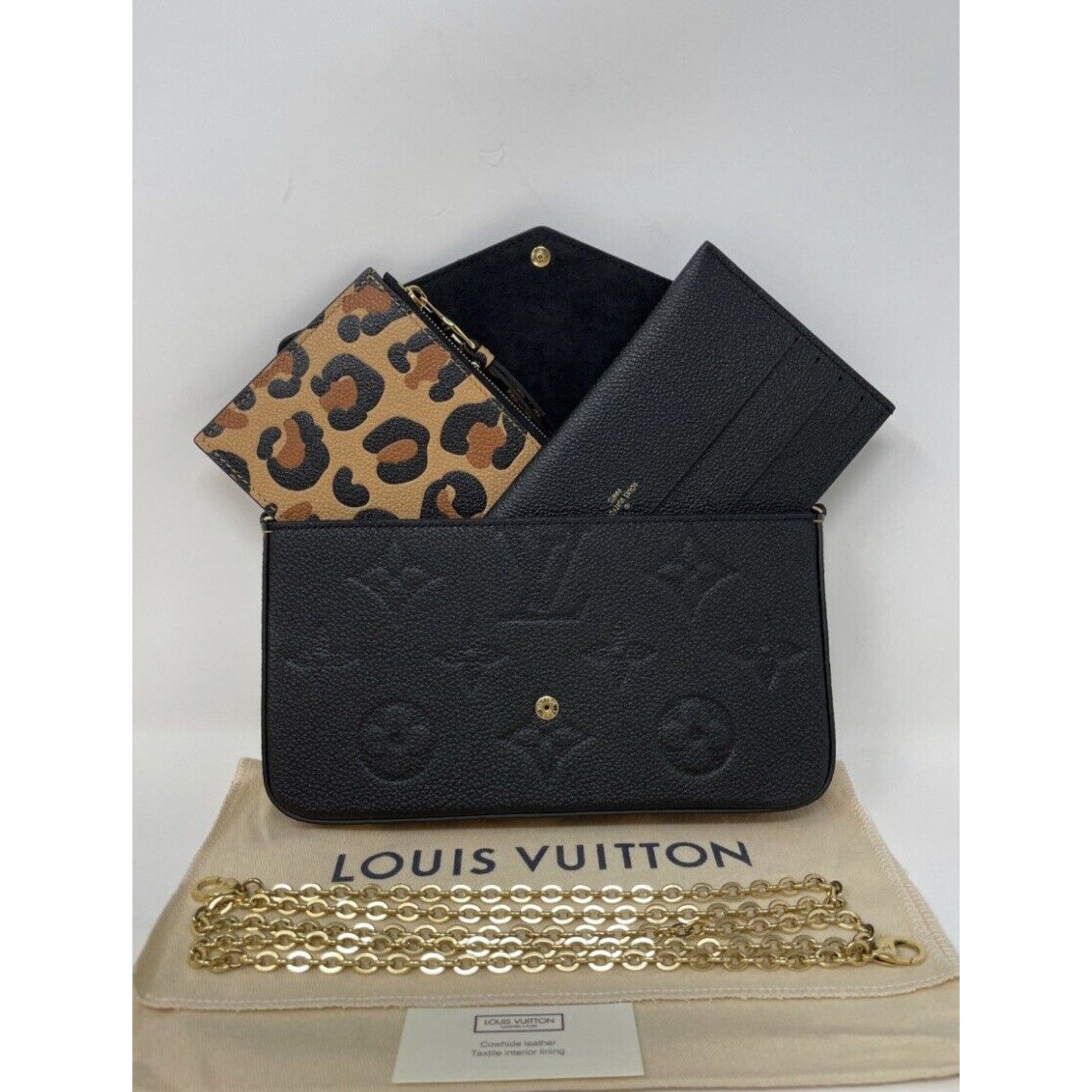 Louis Vuitton Louis Vuitton Pochette Felicie Wild At Heart Jungle Leopard Size ONE SIZE - 3 Thumbnail