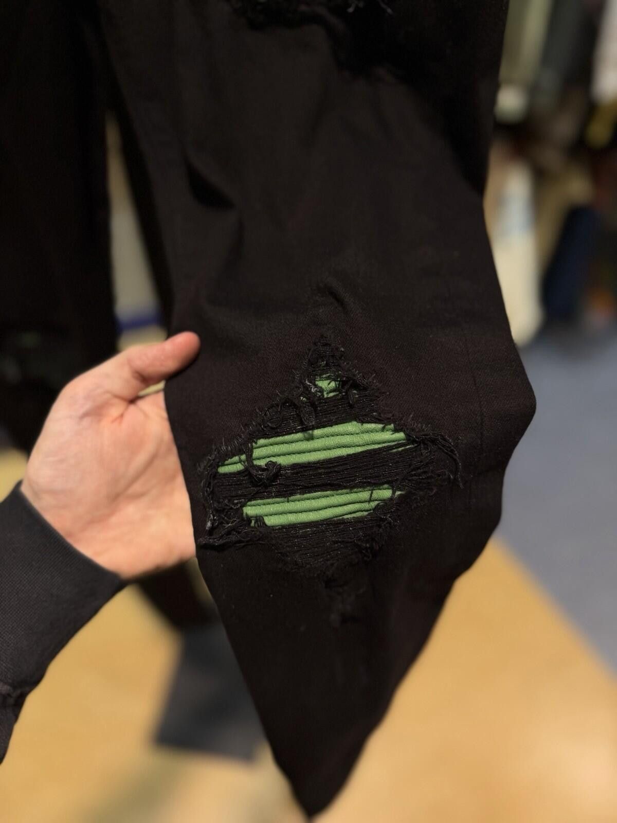 Amiri Size 30 - Amiri Black MX1 Green Patch Jeans 100% Authentic Size US 30 / EU 46 - 6 Thumbnail