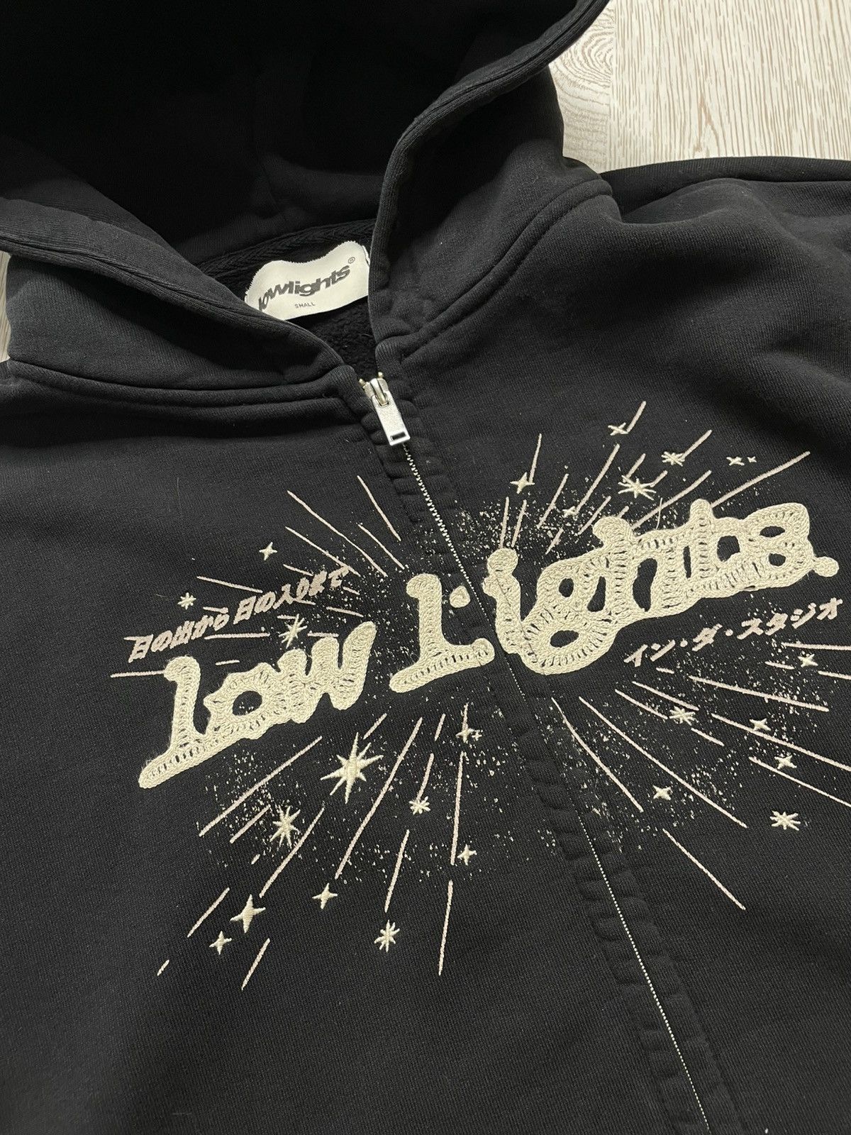 Designer Lowlights Studios Y2K Big Logo Full zip oversized hoodie Size US S / EU 44-46 / 1 - 5 Thumbnail