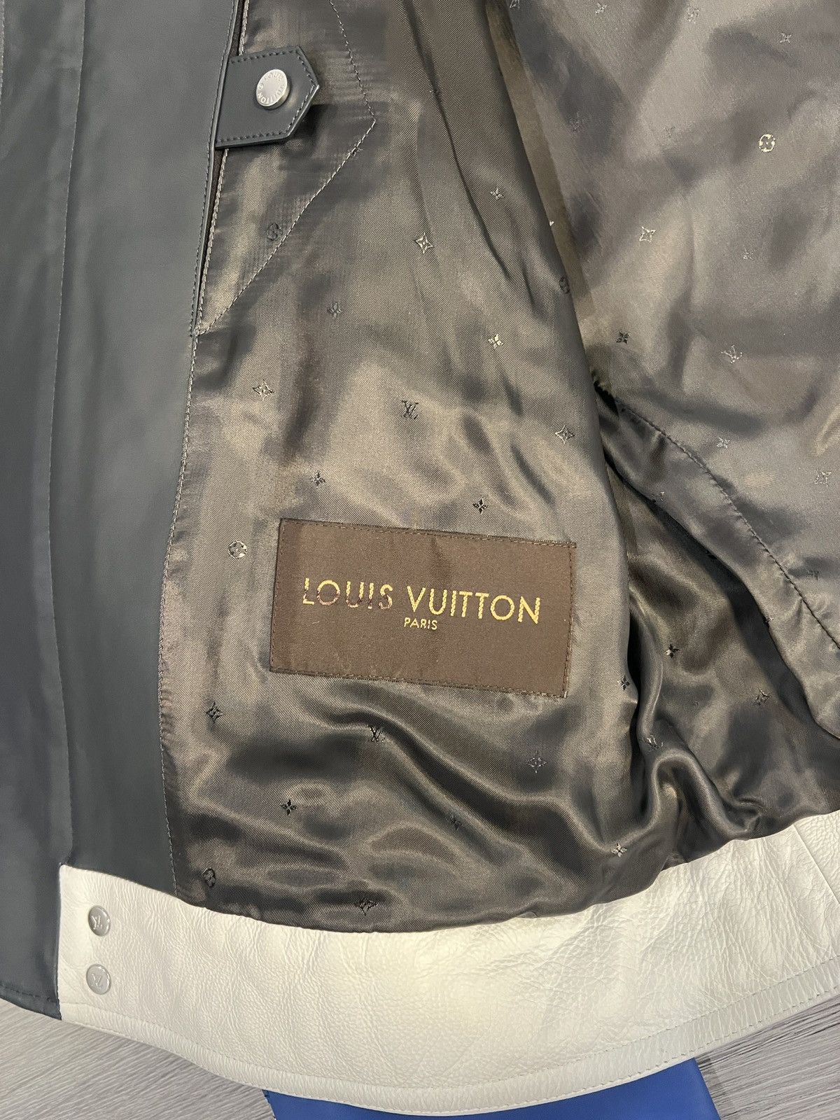 Louis Vuitton Louis Vuitton Men’s Leather Racer Jacket size 48 Size US M / EU 48-50 / 2 - 8 Thumbnail