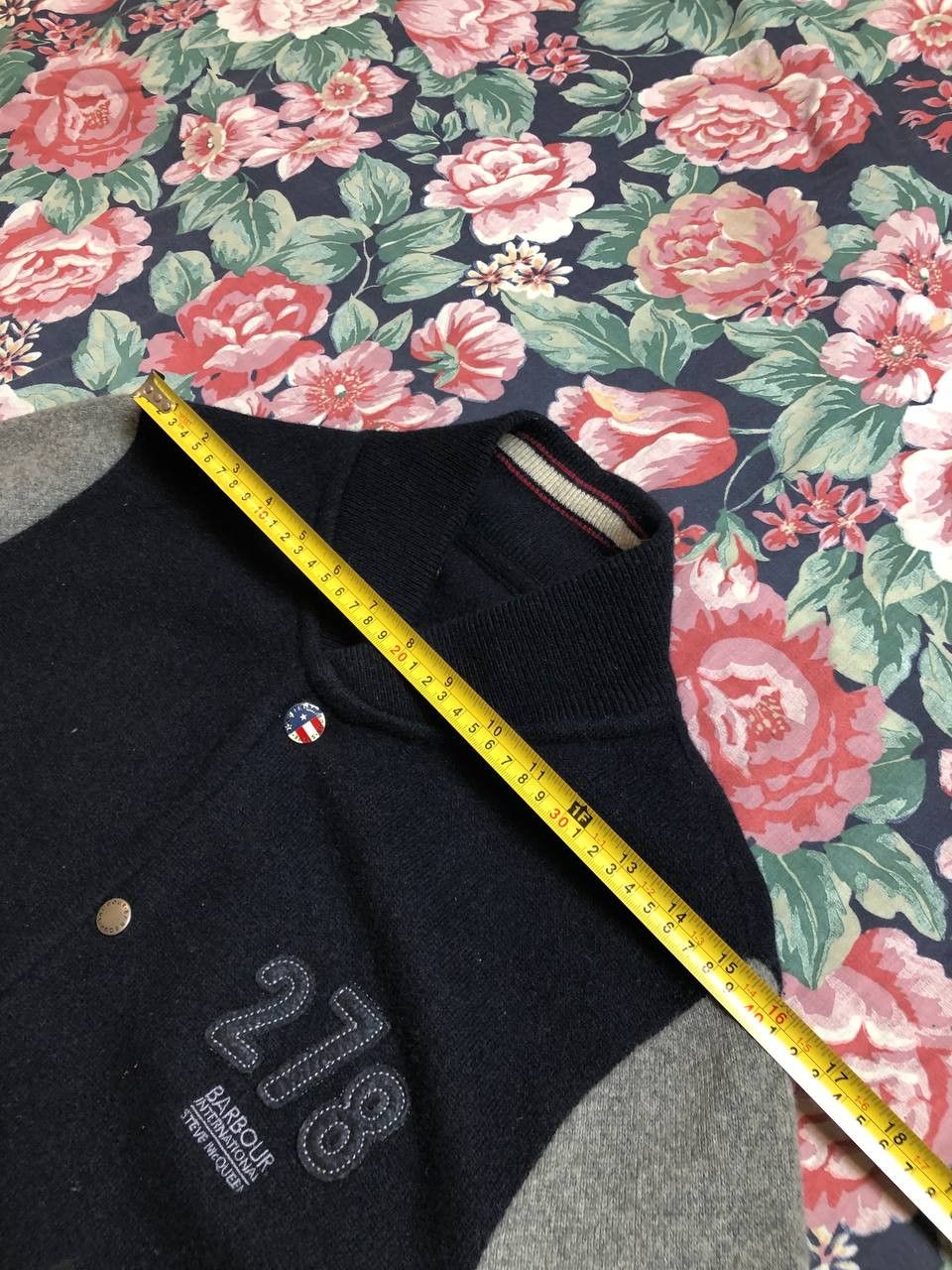 Barbour Vintage Barbour Y2K Logo Bomber sweater Size US XL / EU 56 / 4 - 12 Thumbnail