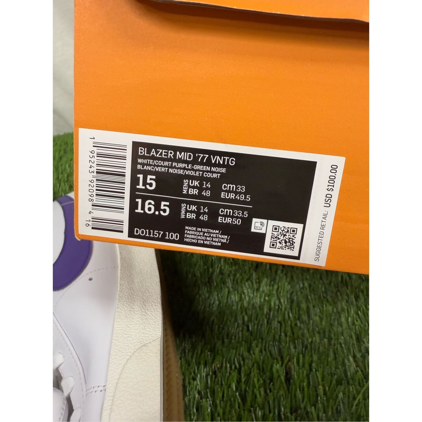 Nike DS NEW Nike Blazer Mid '77 VNTG Joker DO1157-100 Men’s Size Size US 15 / EU 48 - 6 Thumbnail