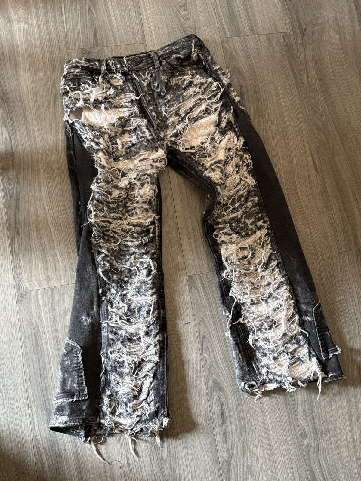 Other Hand made flared denim. Size US 31 - 3 Thumbnail