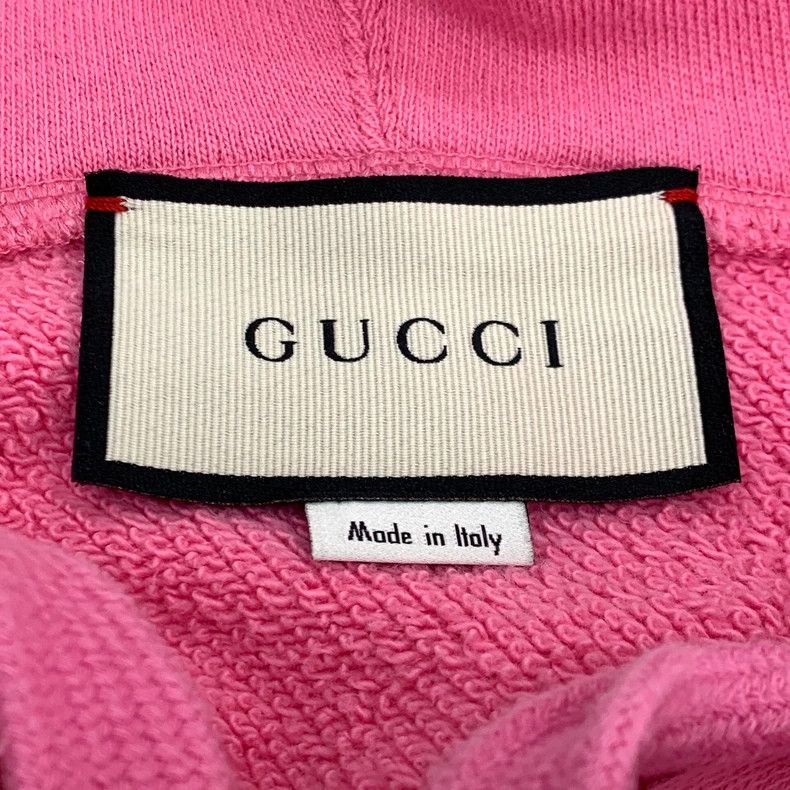 Gucci Gucci Pink double G apple sequin printed hooded cotton long Size US XS / EU 42 / 0 - 6 Thumbnail