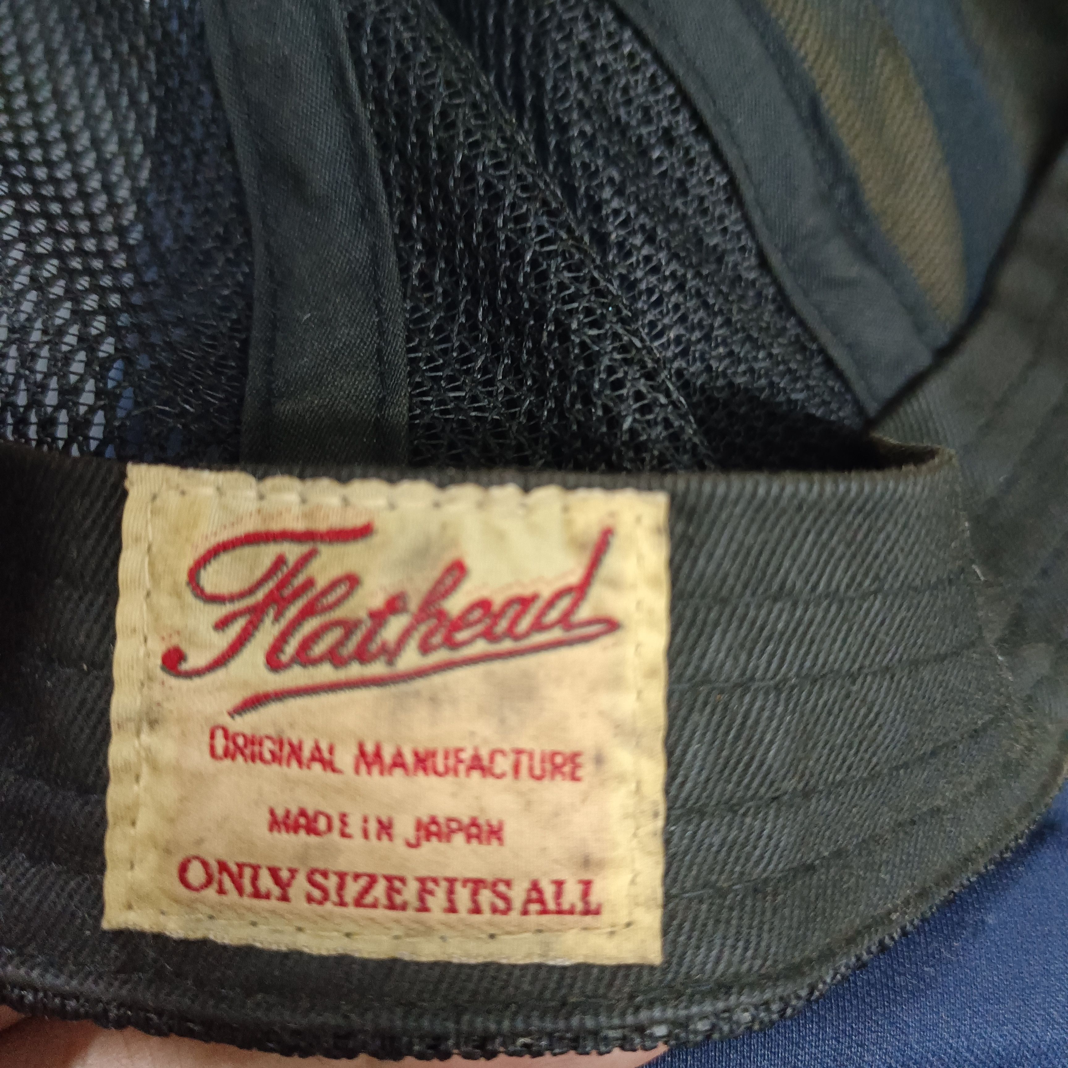 Japanese Brand The flat heat cap trucker Size ONE SIZE - 3 Thumbnail