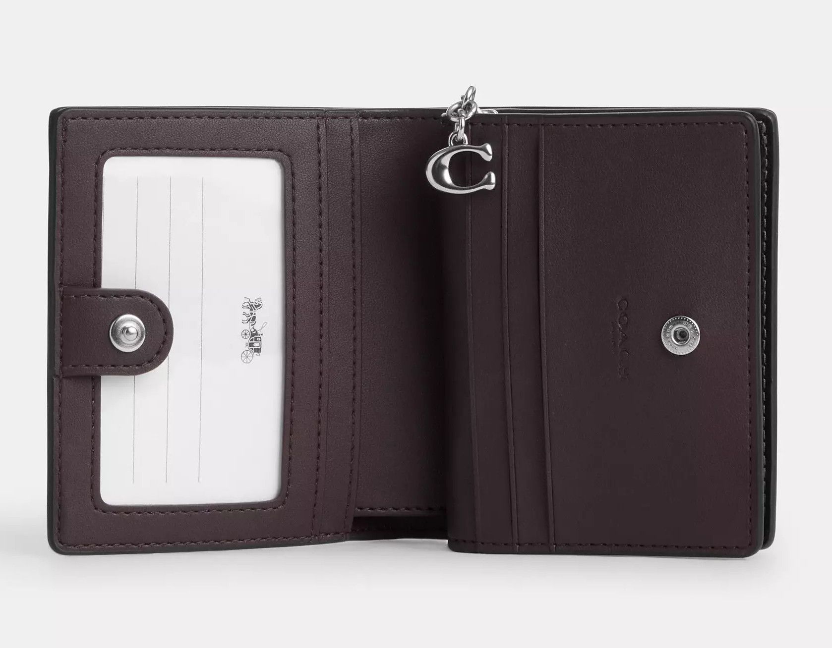 Coach Snap Wallet With Heart Bolt Print CW537 Size ONE SIZE - 8 Thumbnail
