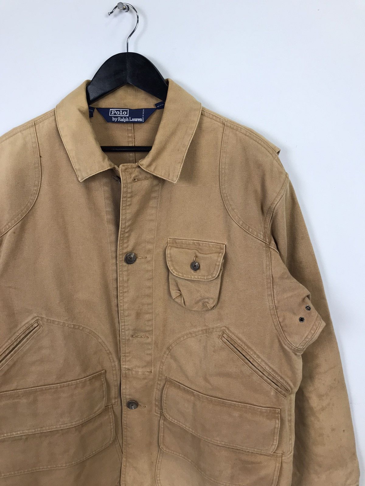 Polo Ralph Lauren Polo Ralph Lauren Canvas Hunting/Shoot Corduroy Trim Jacket Size US M / EU 48-50 / 2 - 4 Thumbnail