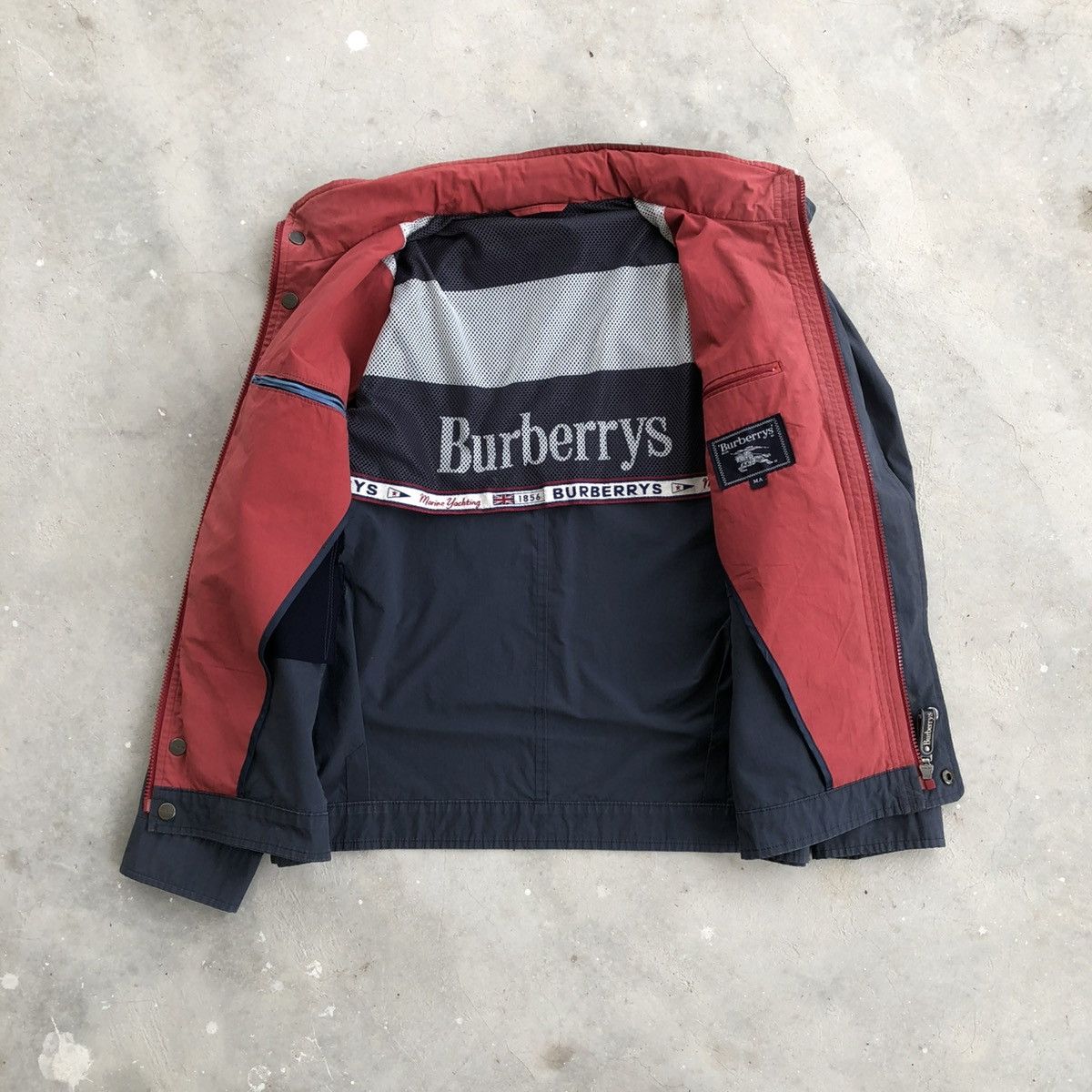 Burberry BURBERRYS Marine Yachting Blouson Jacket Size US M / EU 48-50 / 2 - 2 Thumbnail