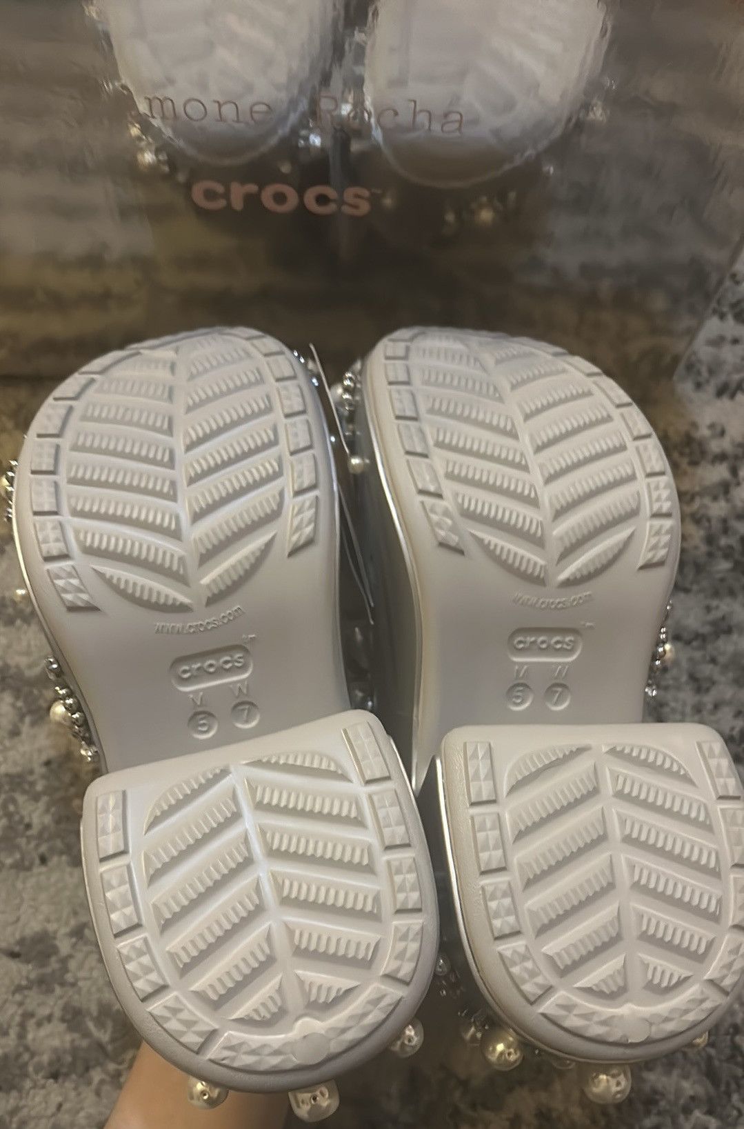 Crocs × Simone Rocha SIMONE ROCHA X CROCS Siren Spiked Clogs Size US 7 / IT 37 - 5 Thumbnail