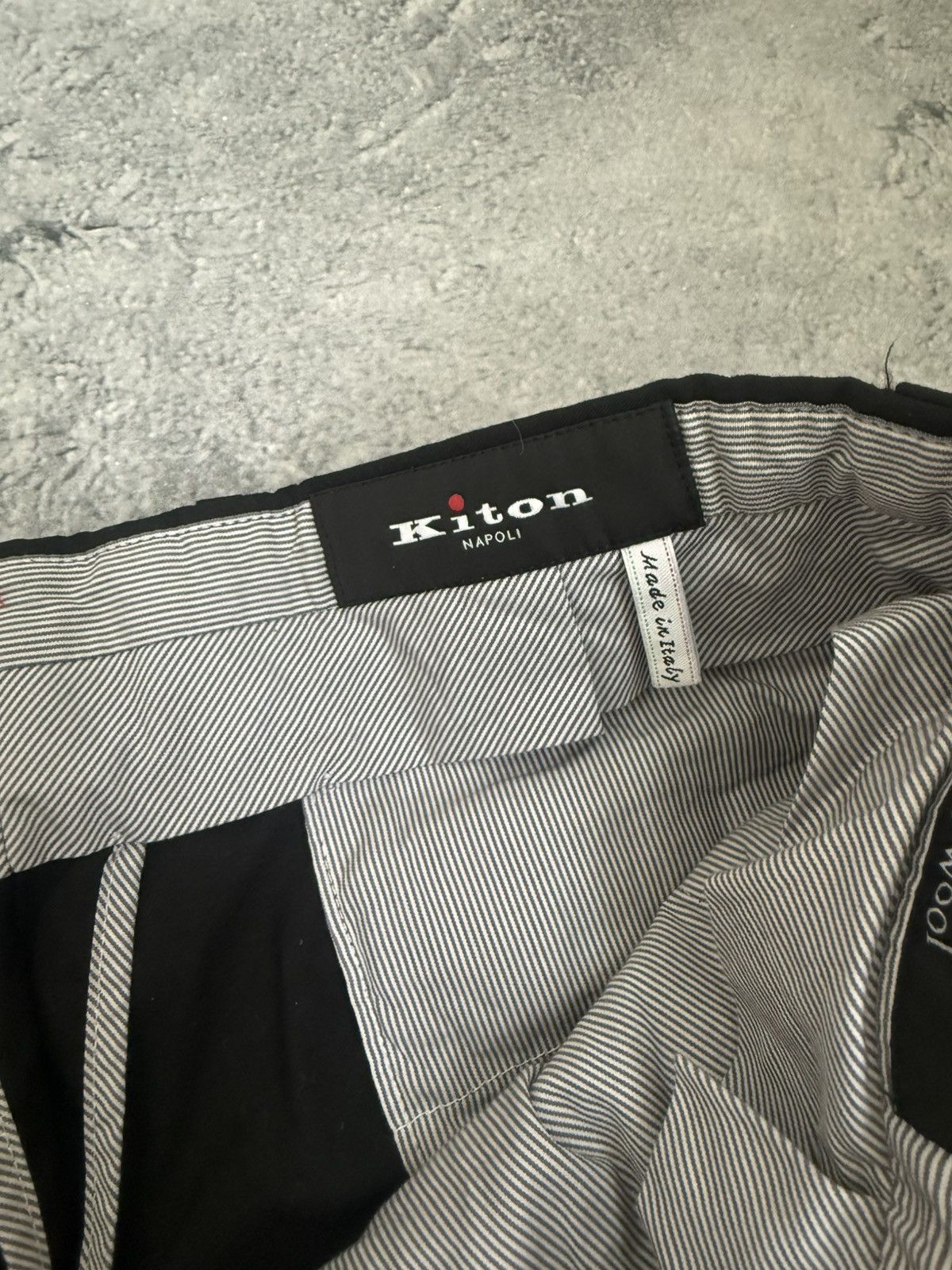 Kiton Kiton Napoli Italian Lightweight Oldmoney Wool Trackpants Size US 36 / EU 52 - 5 Thumbnail