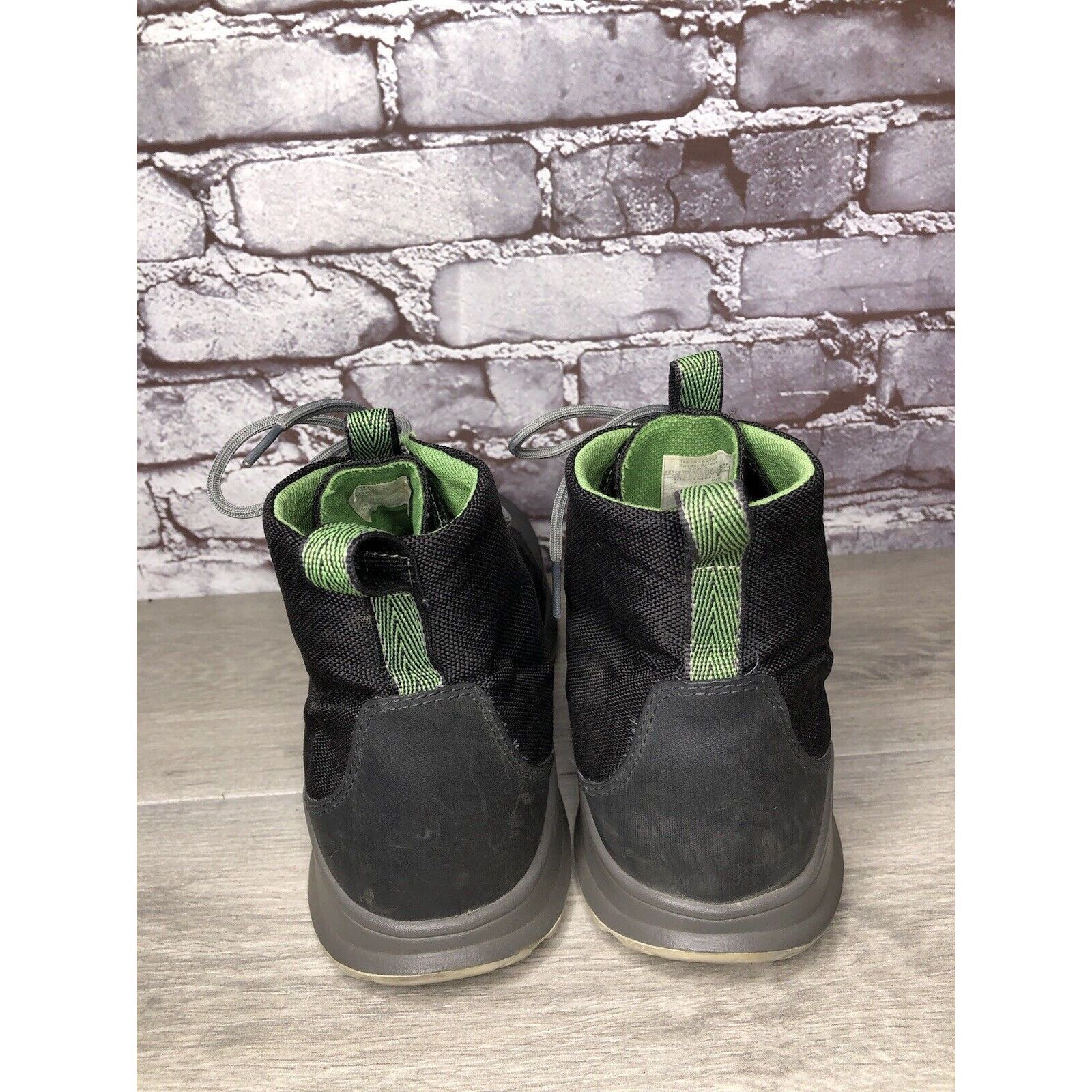 Chaco Chaco Tedinho Bulloo Black Canvas Green Lace Up Hiking Boots Size US 11 / EU 44 - 5 Thumbnail