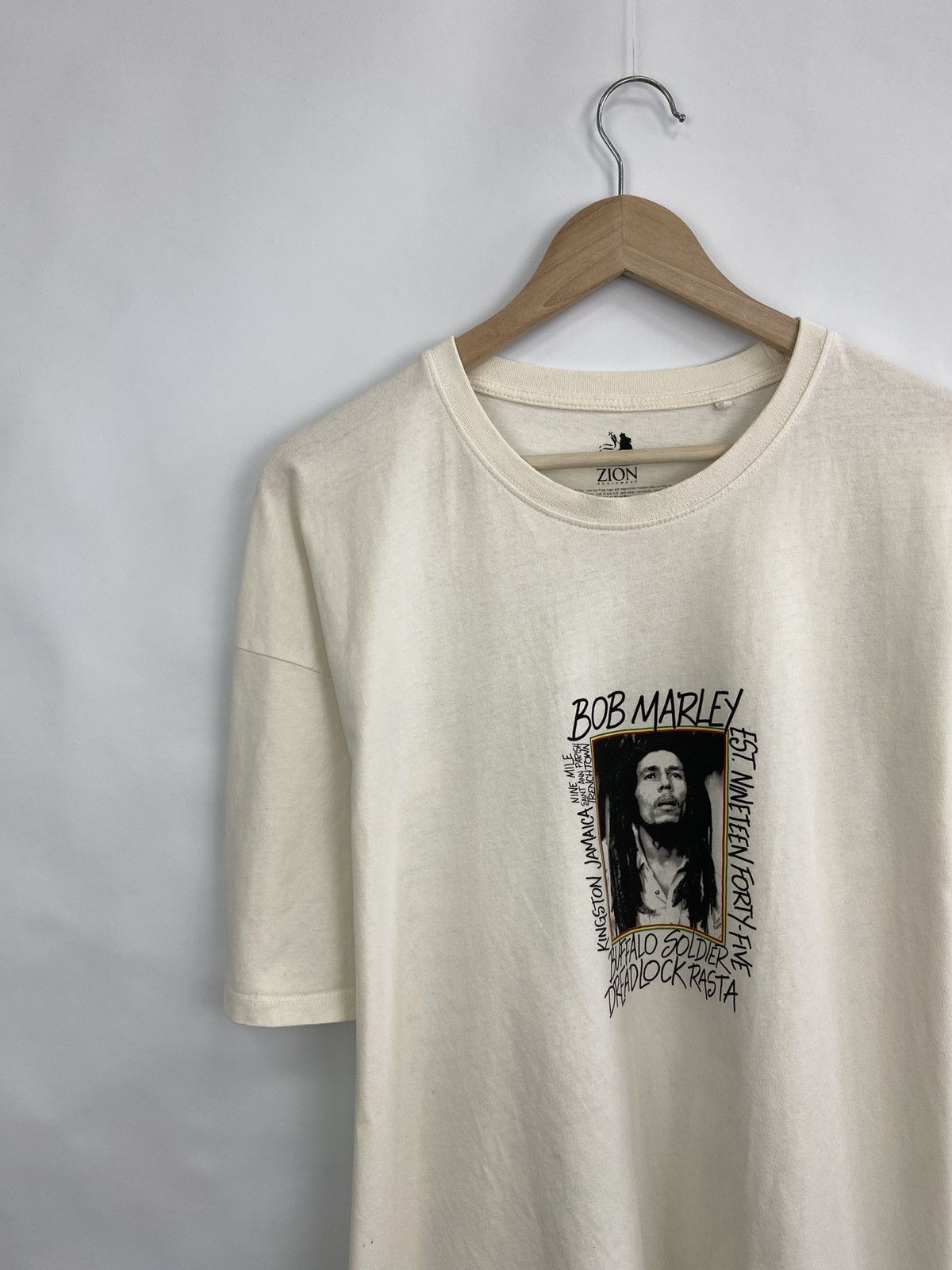 Bob Marley 🇯🇲 Bob Marley Rasta Jamaica T-Shirt Rastafari Haile Selassie Size US XL / EU 56 / 4 - 6 Thumbnail