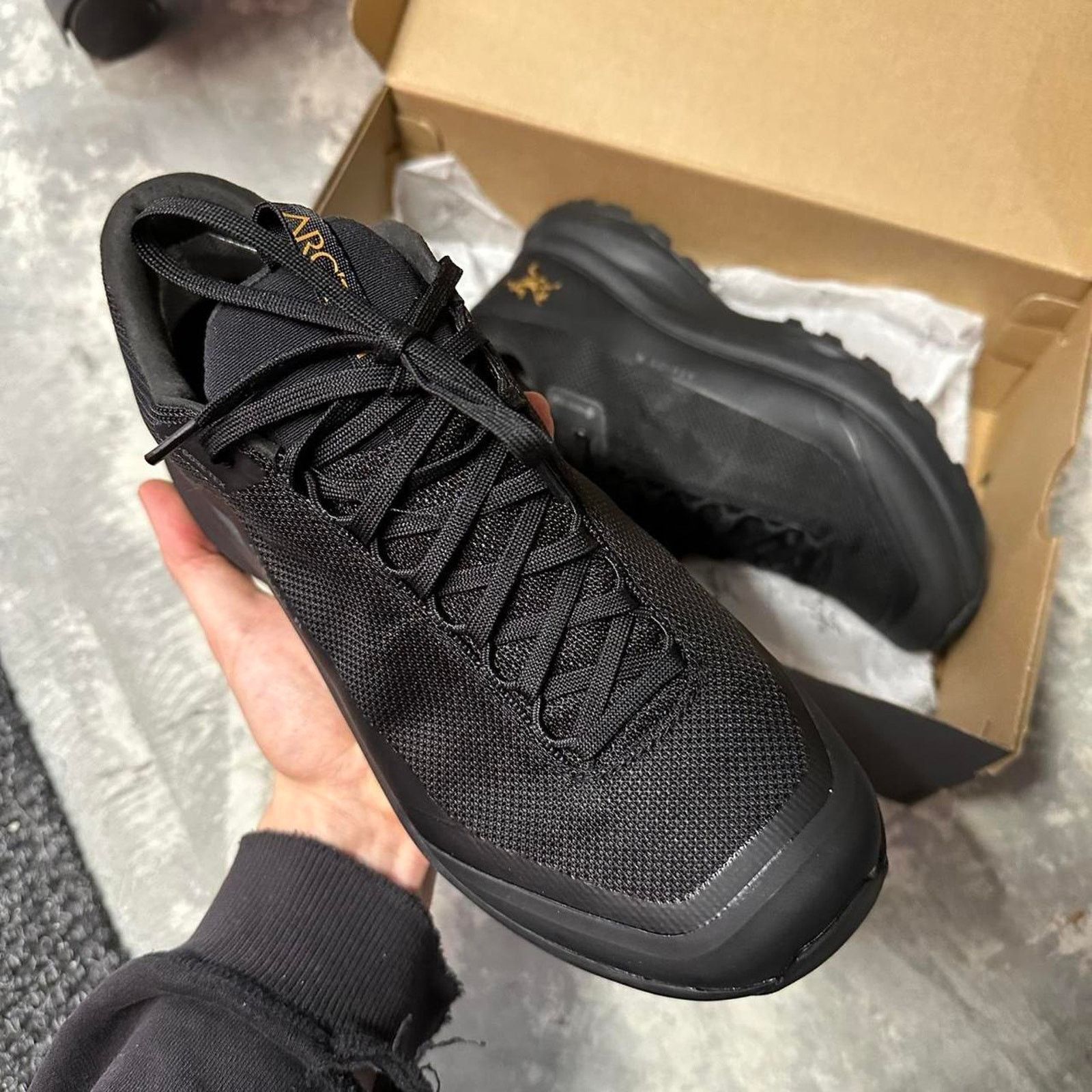 Arc'teryx Arc’teryx Black Aerios FL 2 GTX Goretex Hiking Trail Shoes Size US 8.5 / IT 38.5 - 2 Thumbnail