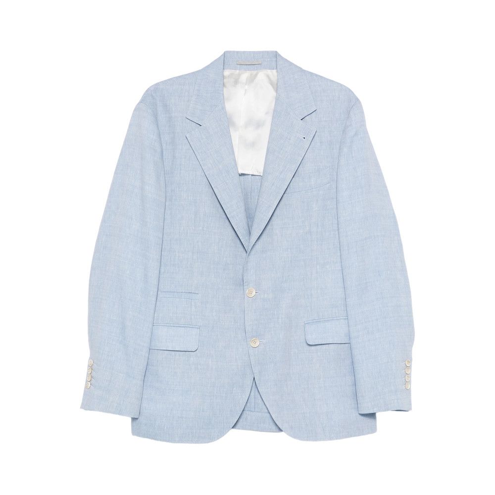 Brunello Cucinelli Brunello Cucinelli BLUE Jackets - Blazers Size US XL / EU 56 / 4 - 1 Thumbnail