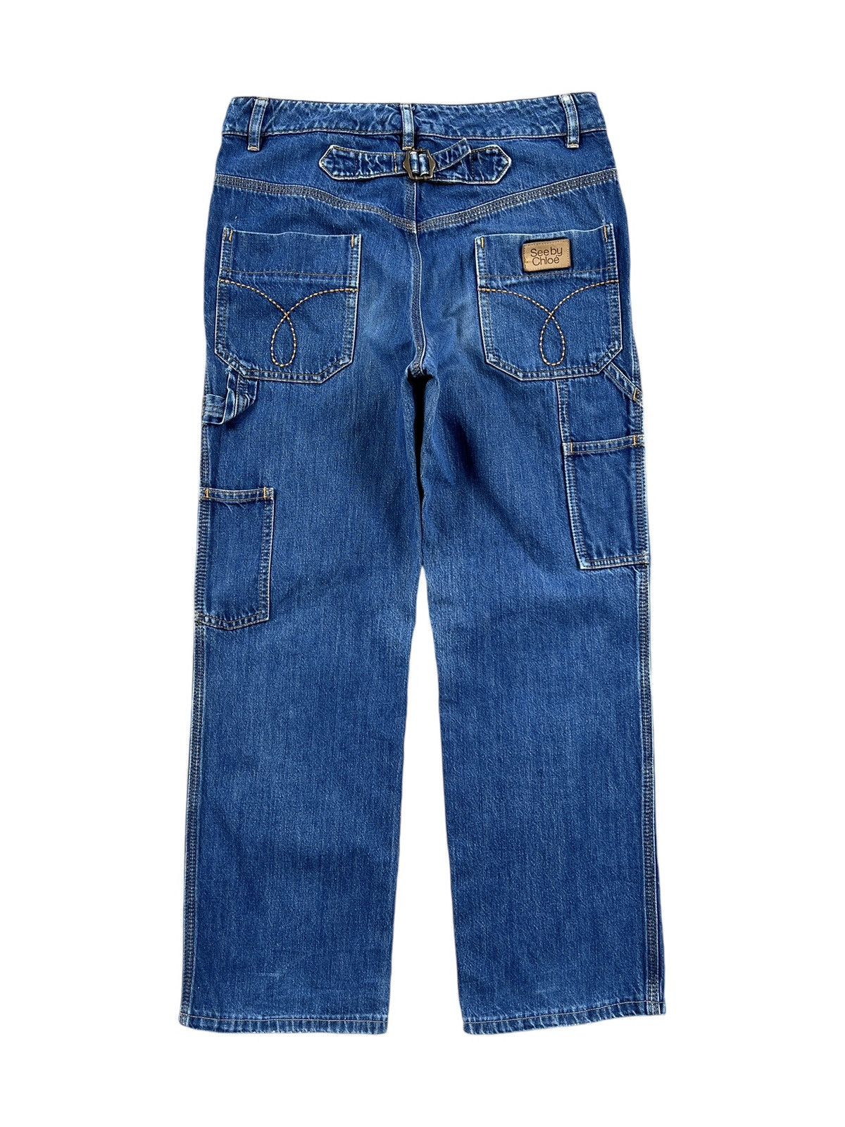 Chloe 2000 See by Chloé Carpenter Jeans Size 29" - 2 Thumbnail