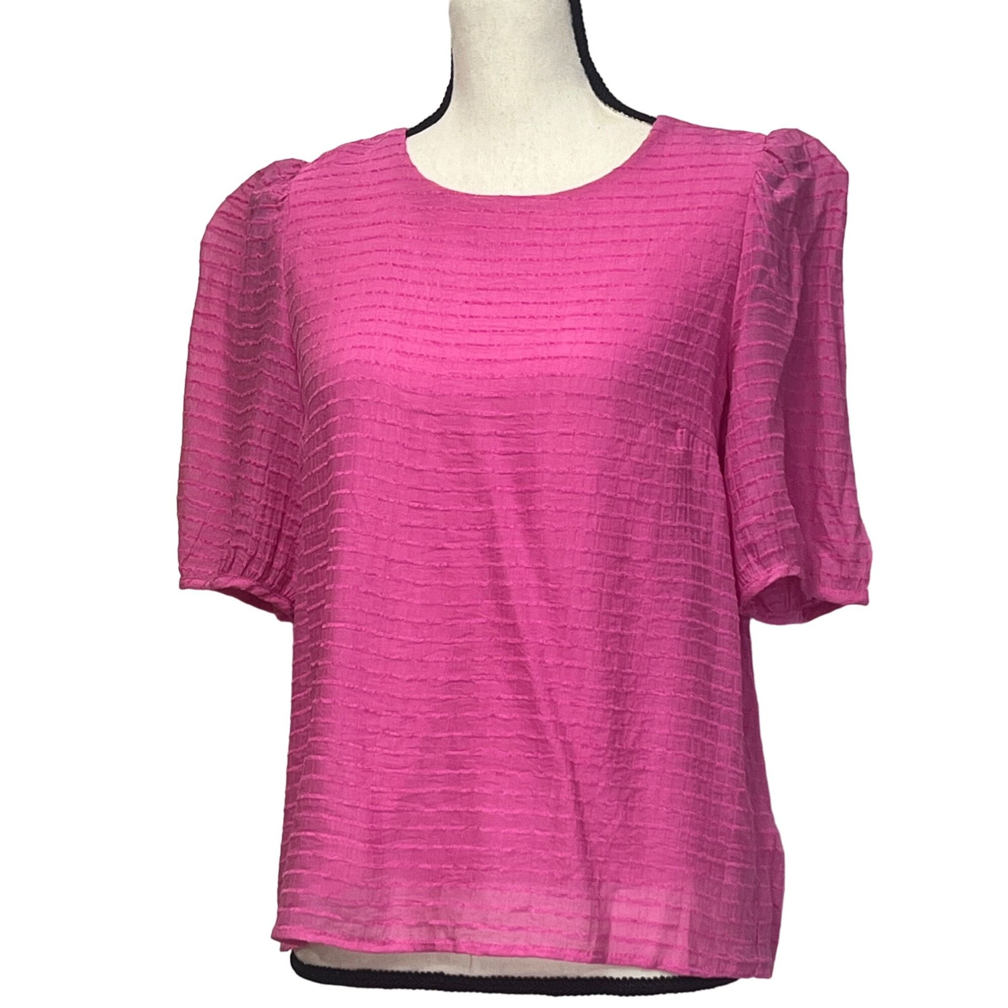 Other Vero Moda VMALMA O-neck Textured Blouse, Pink, Sz. S Size S / US 4 / IT 40 - 1 Thumbnail