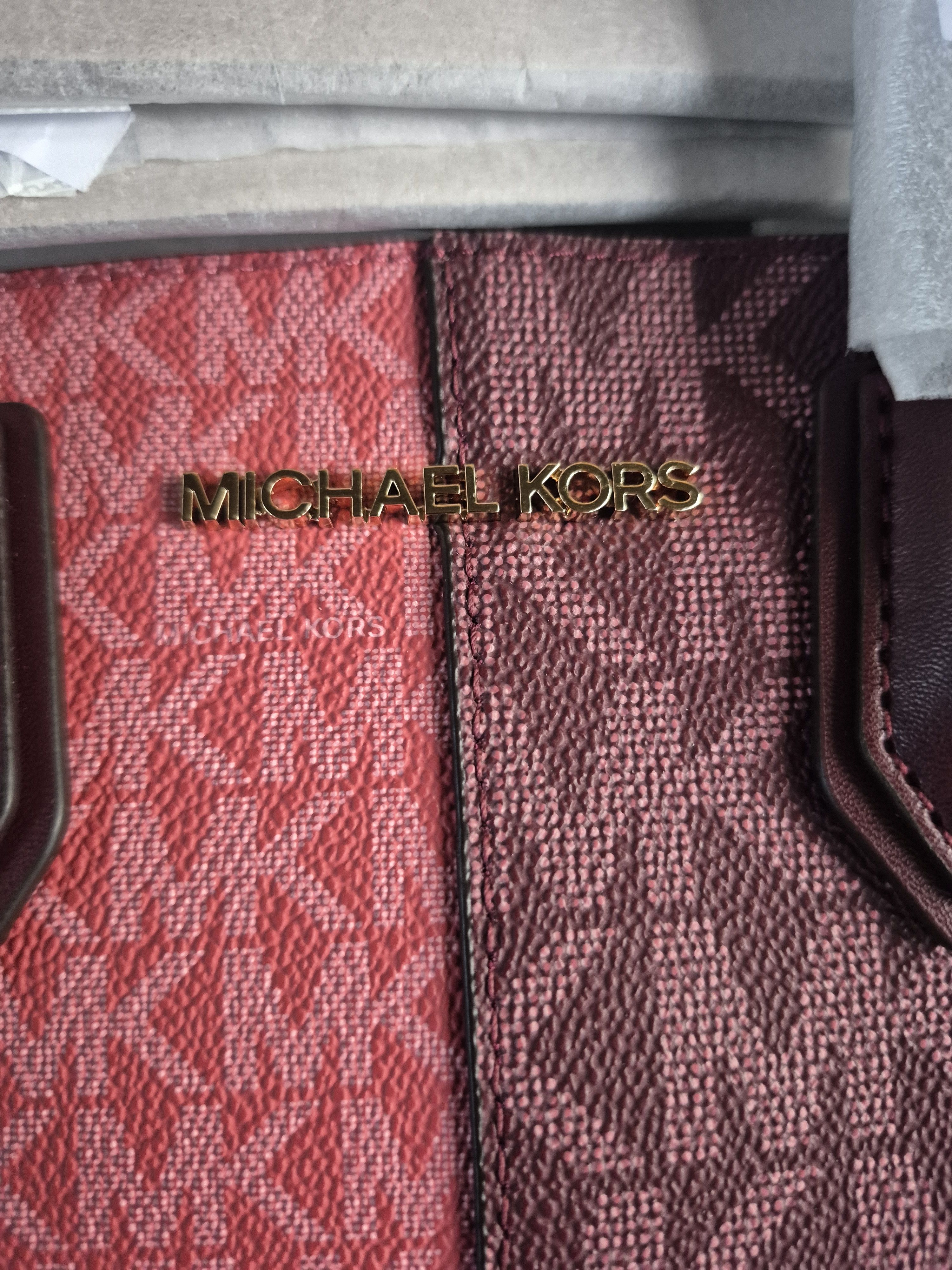 Michael Kors Michael Kors Mercer Two-Tone Logo Crossbody Bag $398 MSRP Size ONE SIZE - 4 Thumbnail