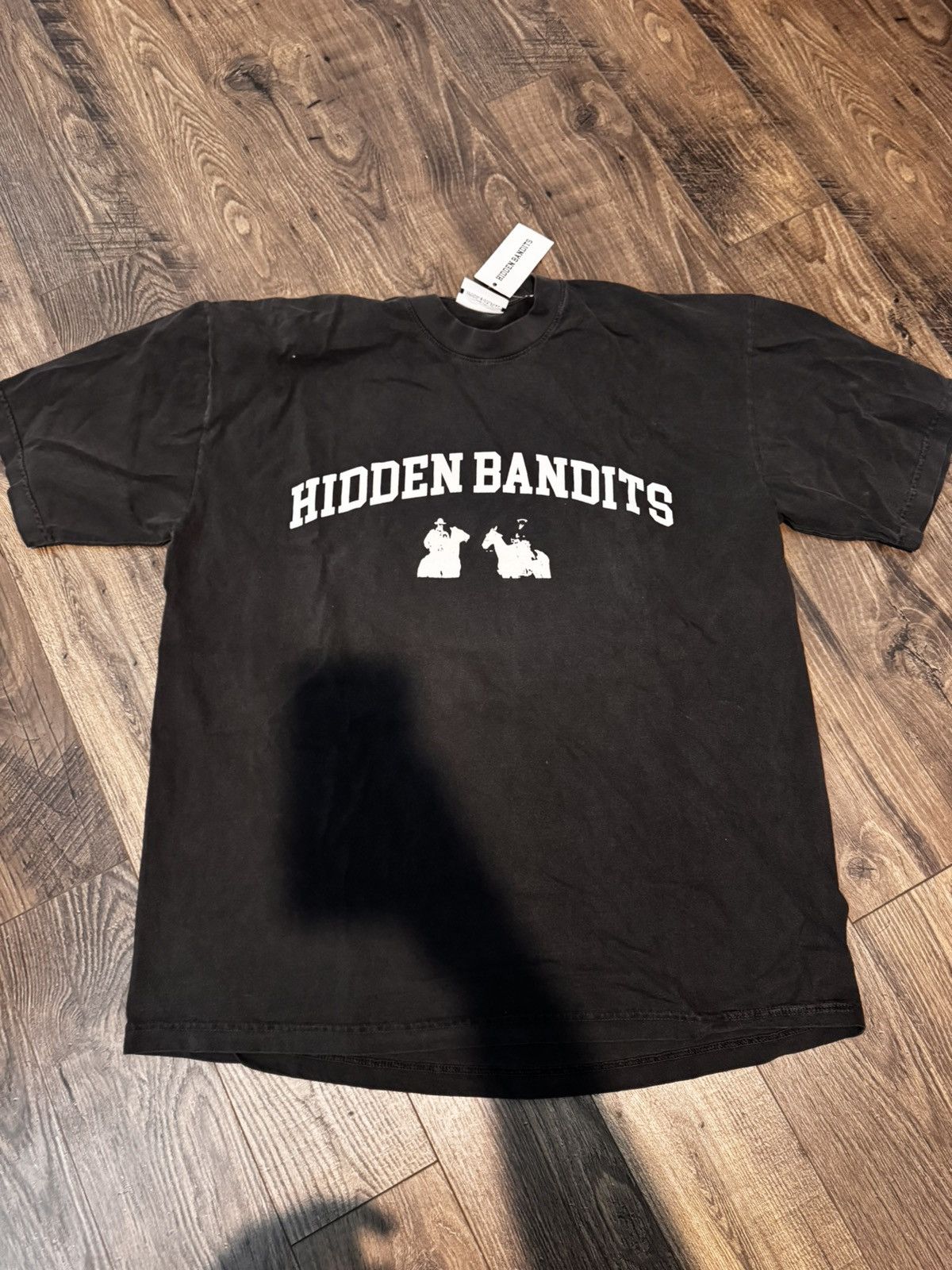 Vintage Washed black hidden bandits lightning harley davidson Size US XL / EU 56 / 4 - 1 Thumbnail